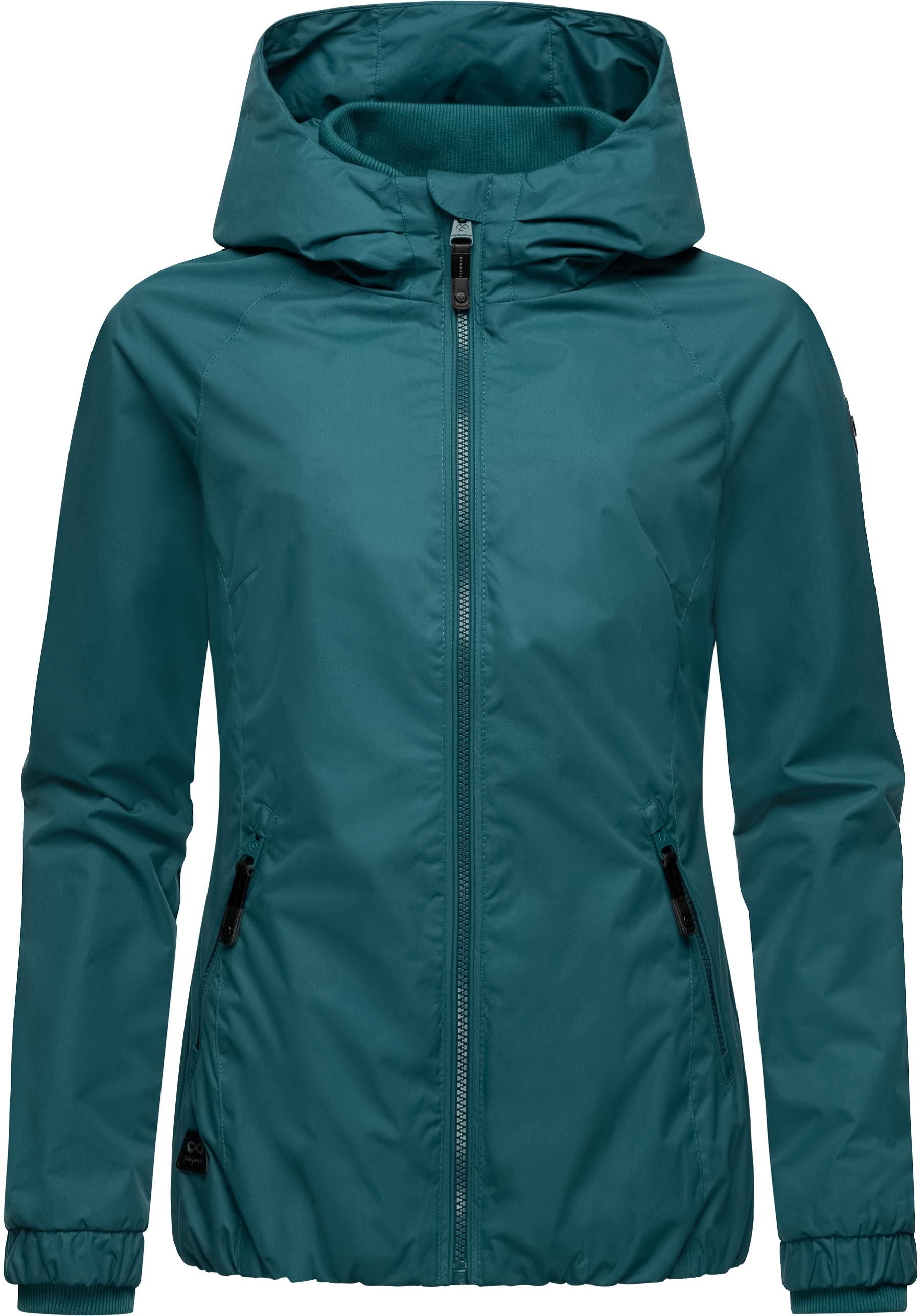 Ragwear Outdoorjacke »Dizzie«, mit Kapuze, Wasserdichte Übergangsjacke mit großer Kapuze