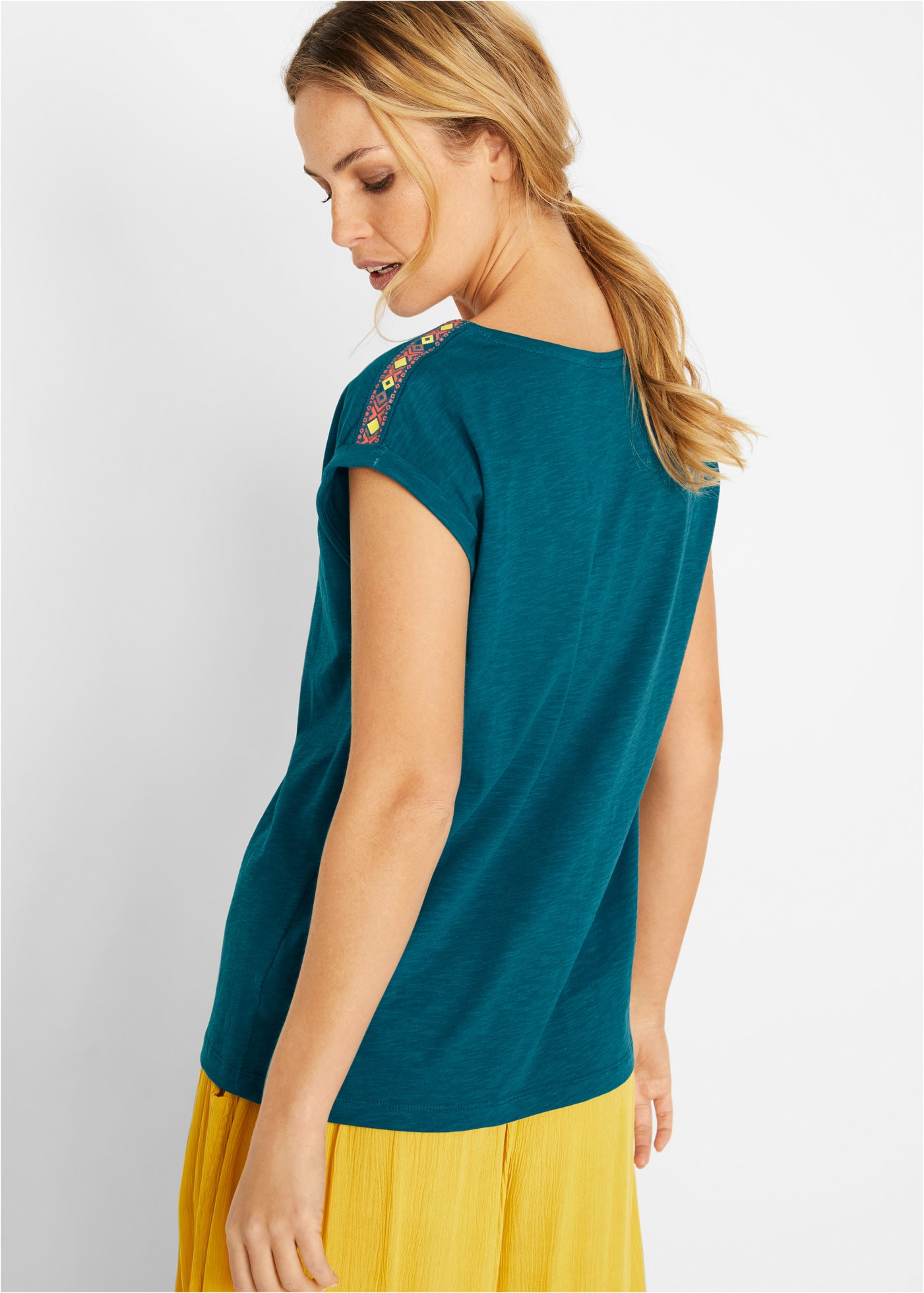 bonprix T-Shirt verschiedene Konfektionsgrößen, Kurzarm, lockerer Schnitt