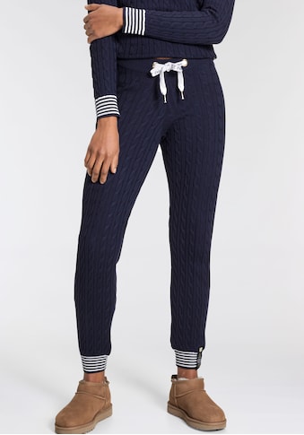 TOM TAILOR Polo Team Strickhose su Zopfmuster ir Konstastst...