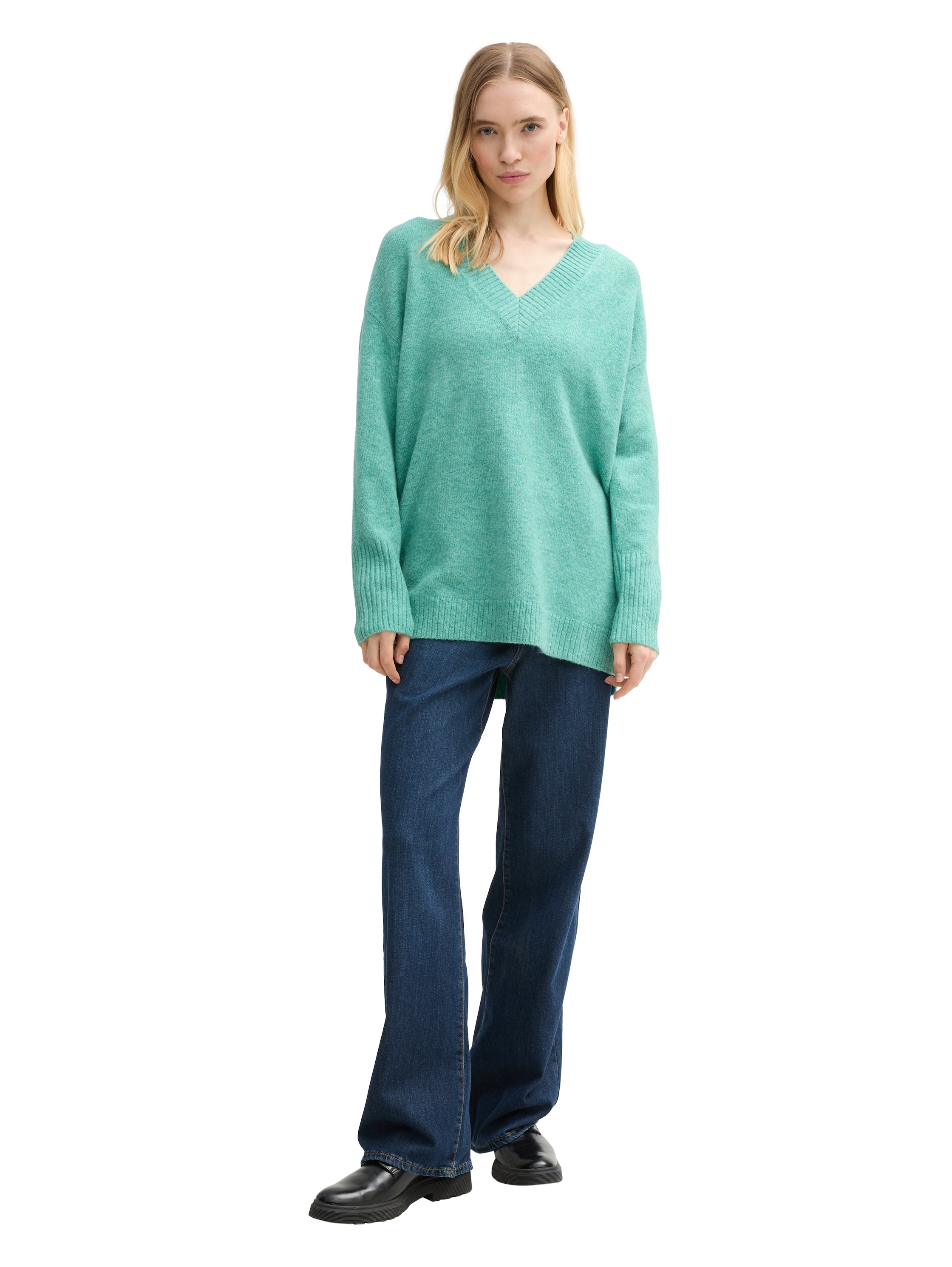 TOM TAILOR Denim Longpullover, in Melange Optik