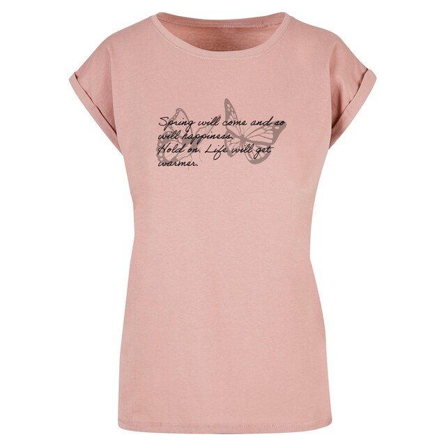 Merchcode T-Shirt »Damen Ladies Spring Saying Extended Shoulder Tee«, (1 tlg.)  für kaufen | BAUR