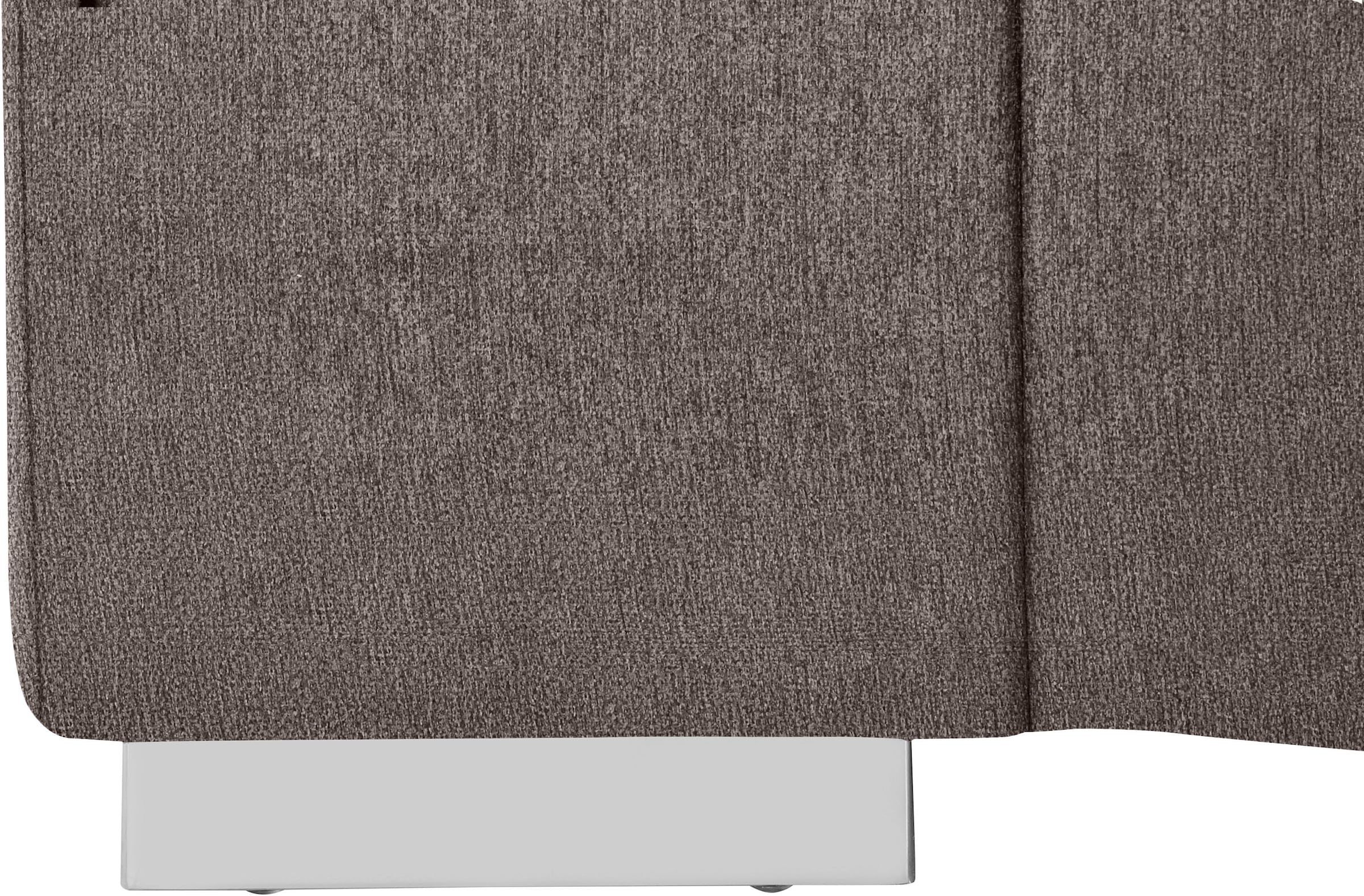 COTTA Ecksofa »Orion L-Form«, mit Kopfteilverstellung & 5 Nierenkissen