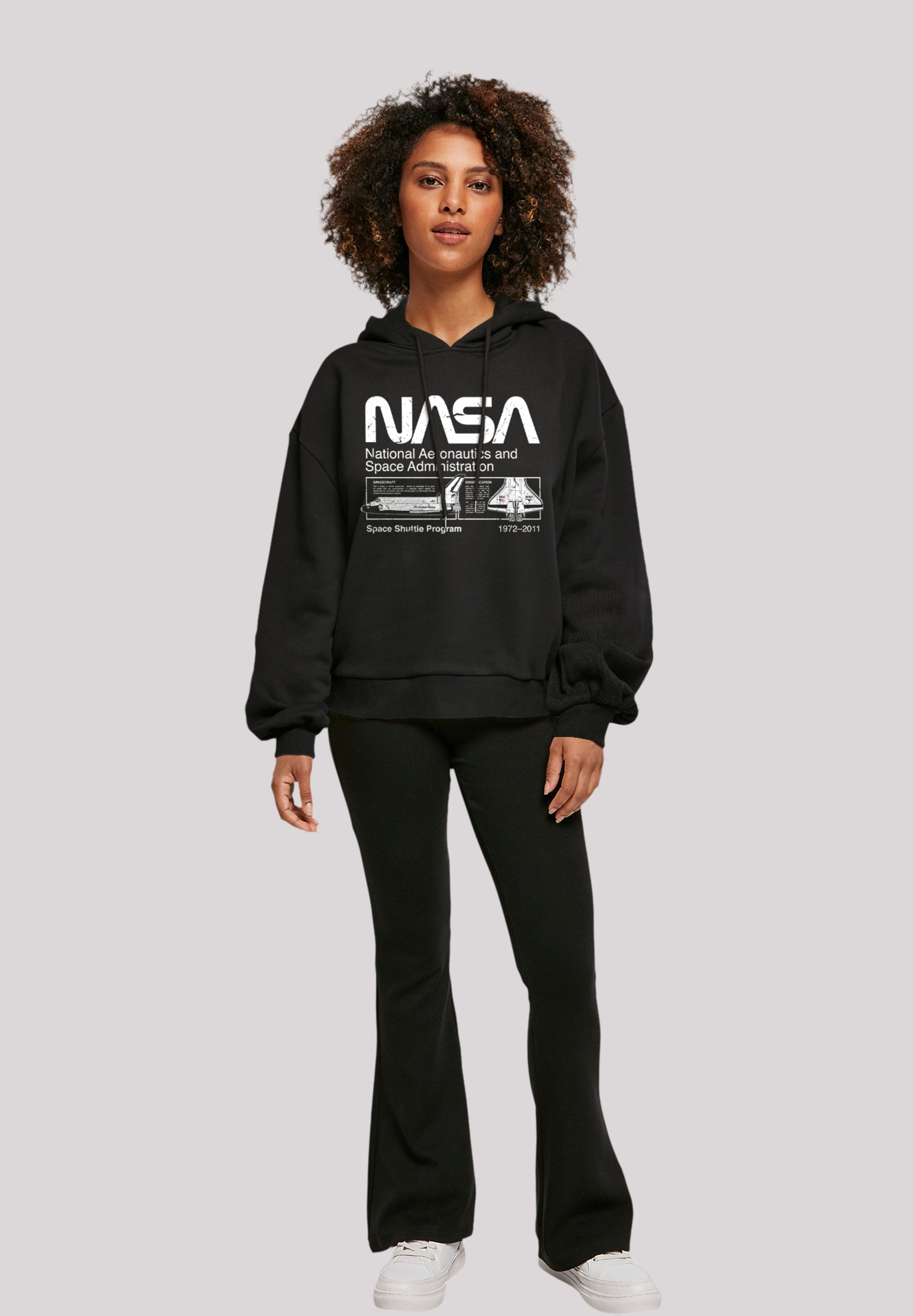 F4NT4STIC Kapuzenpullover »Classic Space Shuttle«, Print