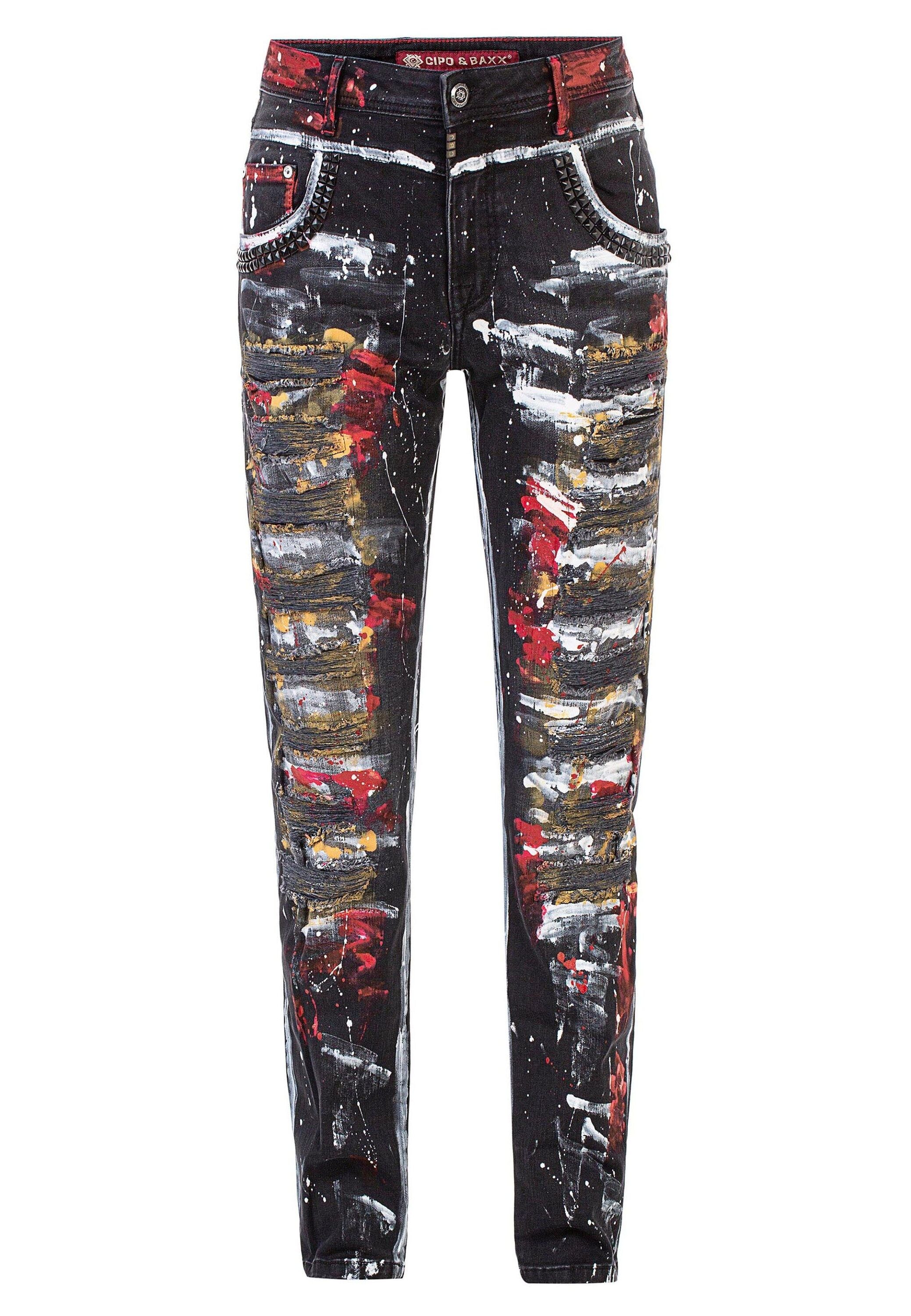 Cipo & Baxx 5-Pocket-Jeans »Jeans«, im coolen Streetstyle, CD715