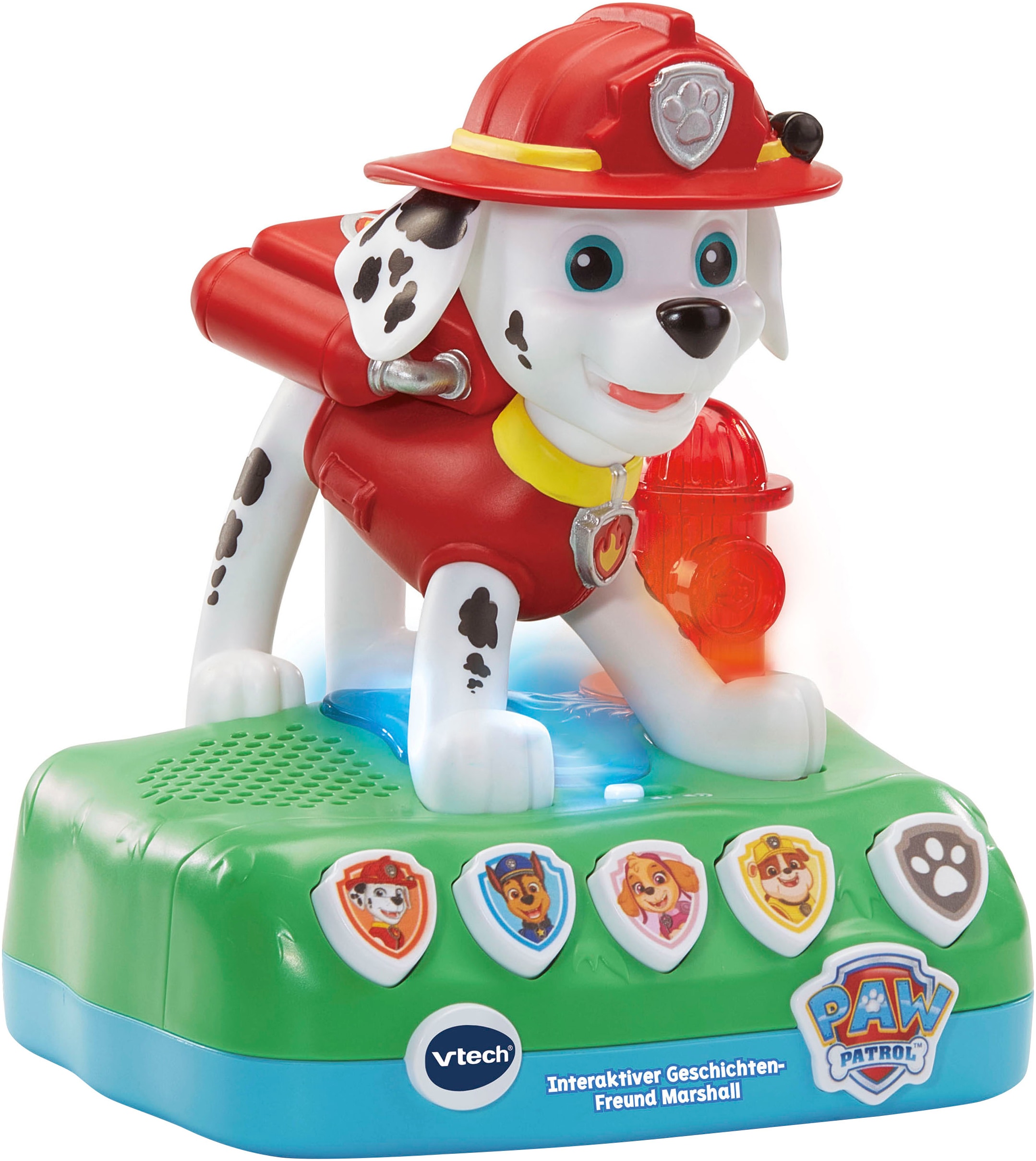 Spielfigur »PAW Patrol - Interaktiver Geschichten-Freund Marshall«, mit Licht- und...