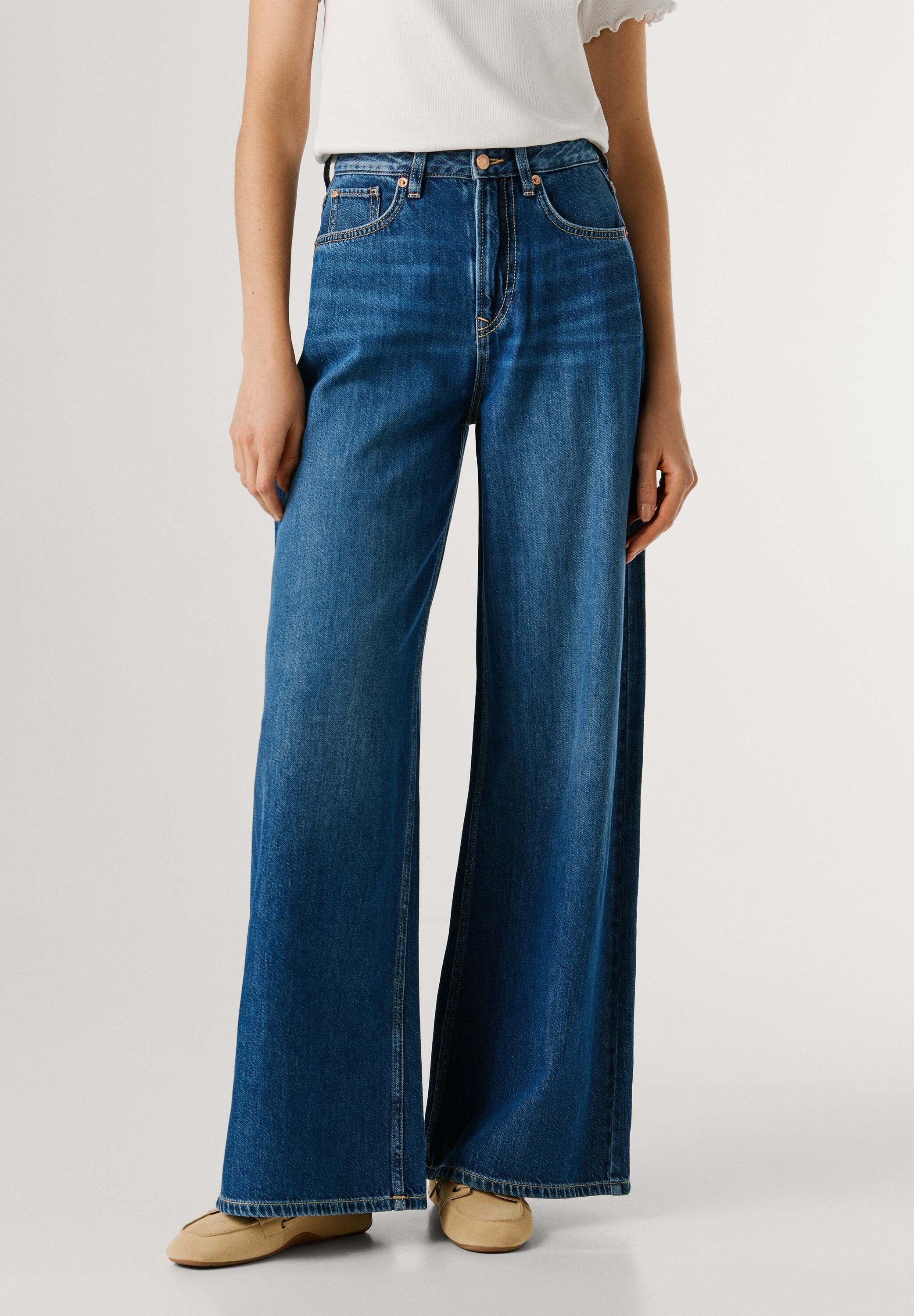 Pepe Jeans Loose-fit-Jeans "trousers WIDE LEG JEANS UHW JAIMY"