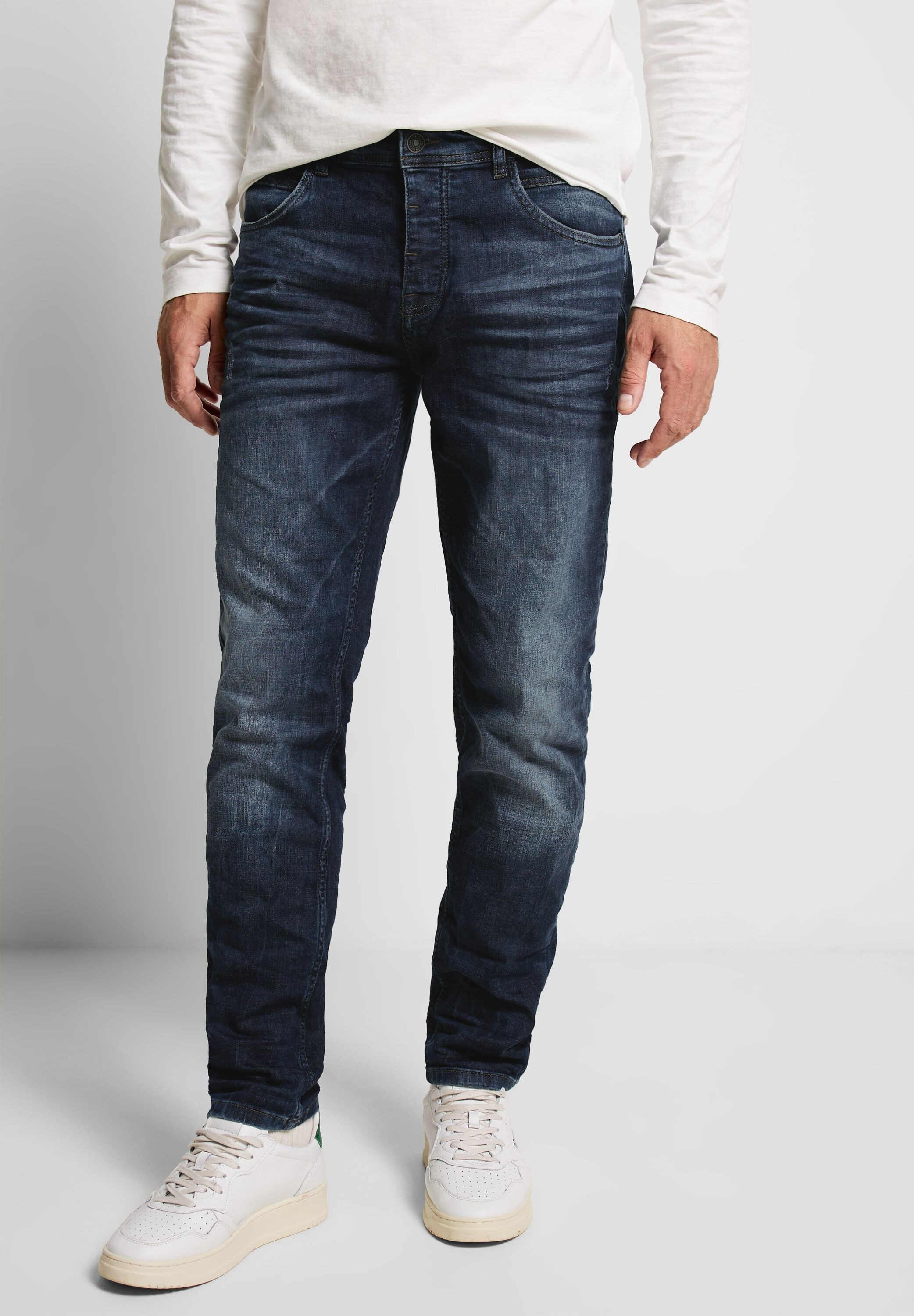 STREET ONE MEN Slim-fit-Jeans, Middle Waist günstig online kaufen