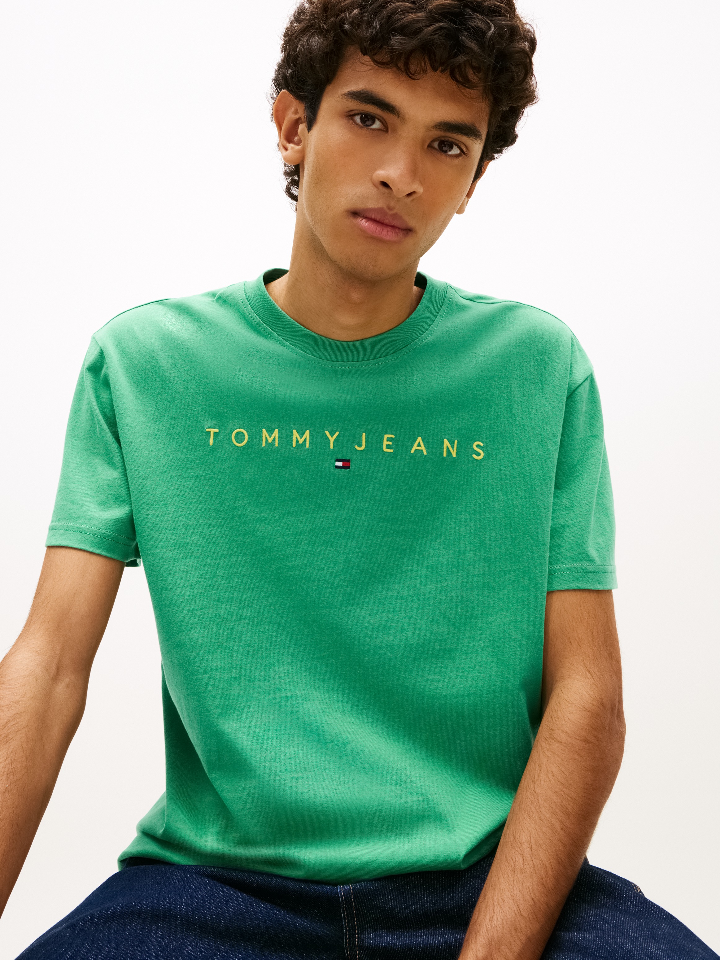 Tommy Jeans T-Shirt "TJM REG LINEAR LOGO TEE EXT" günstig online kaufen