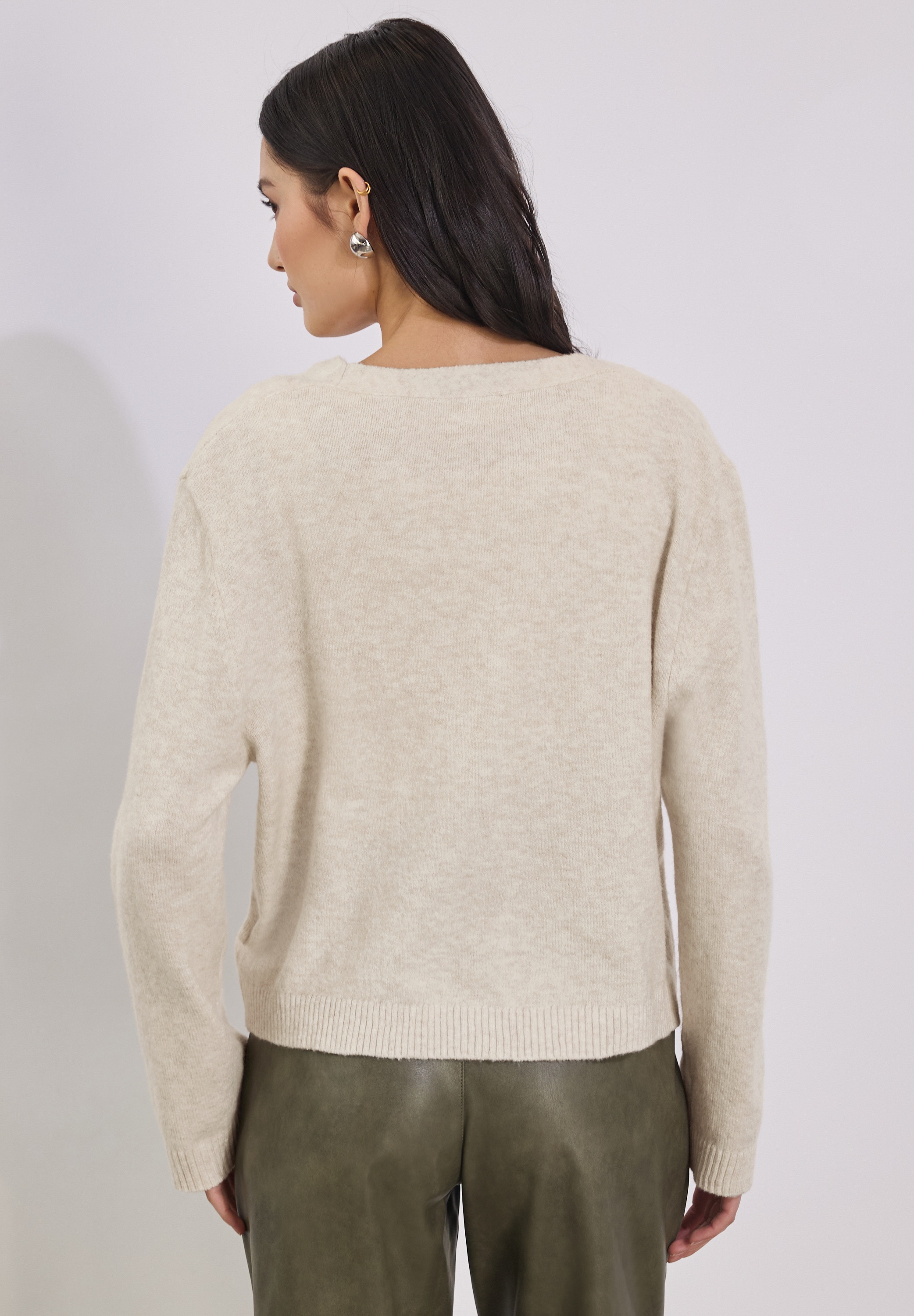 STREET ONE STUDIO Cardigan, mit Knopfleiste