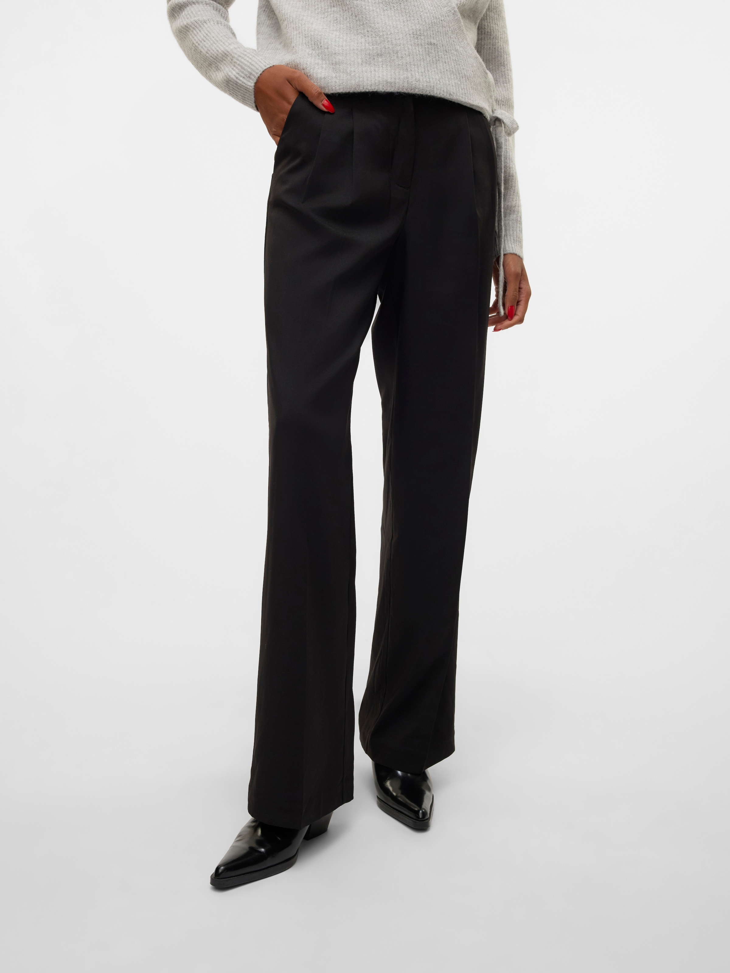 Vero Moda Anzughose "VMRITA MW WIDE DAD PANT NOOS"