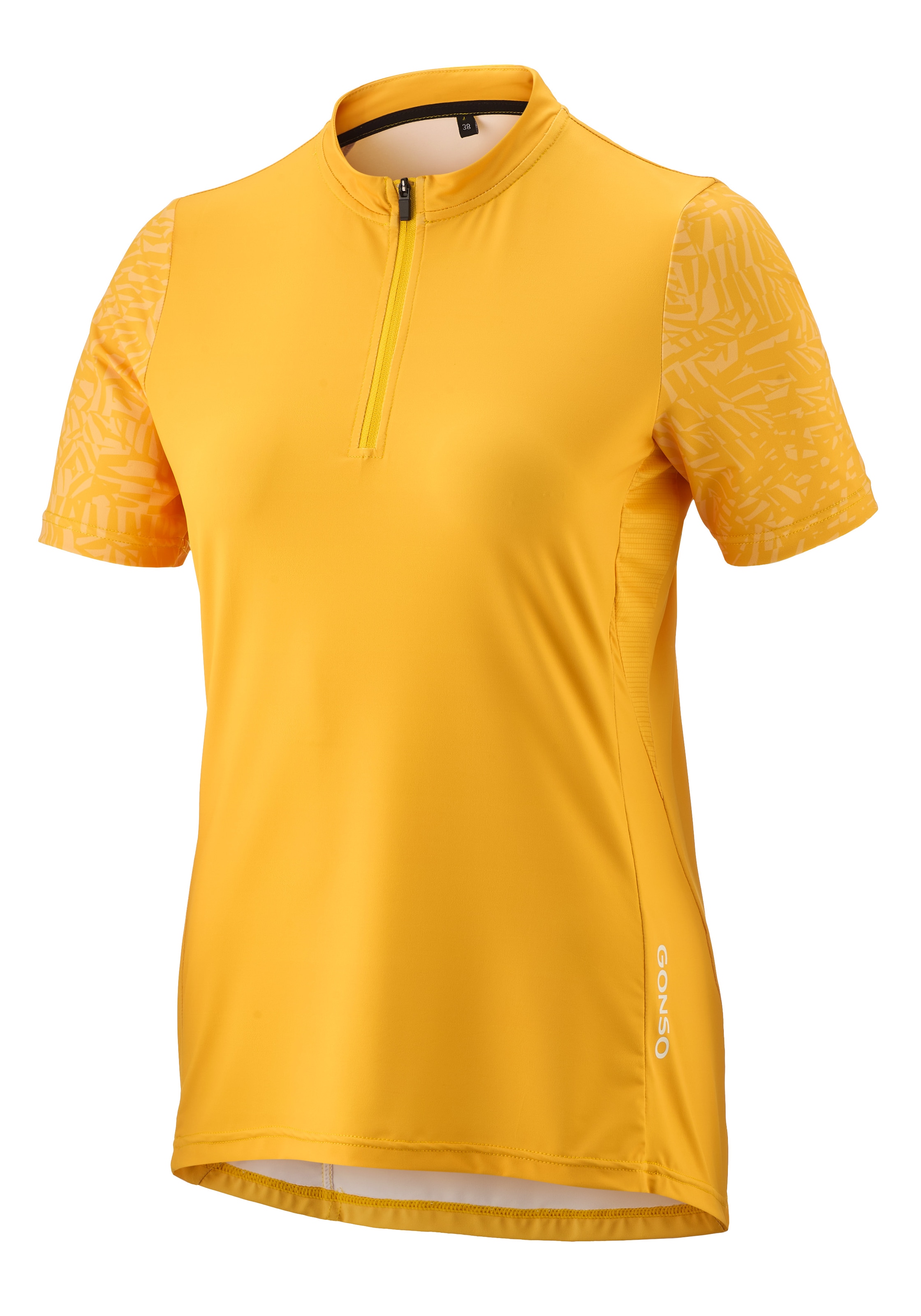 Gonso Radtrikot »Adventure Jersey Halfzip W«, Damen Fahrradtrikot kurzarm, Rückentasche mit RV, Quick-Dry, Slim Fit