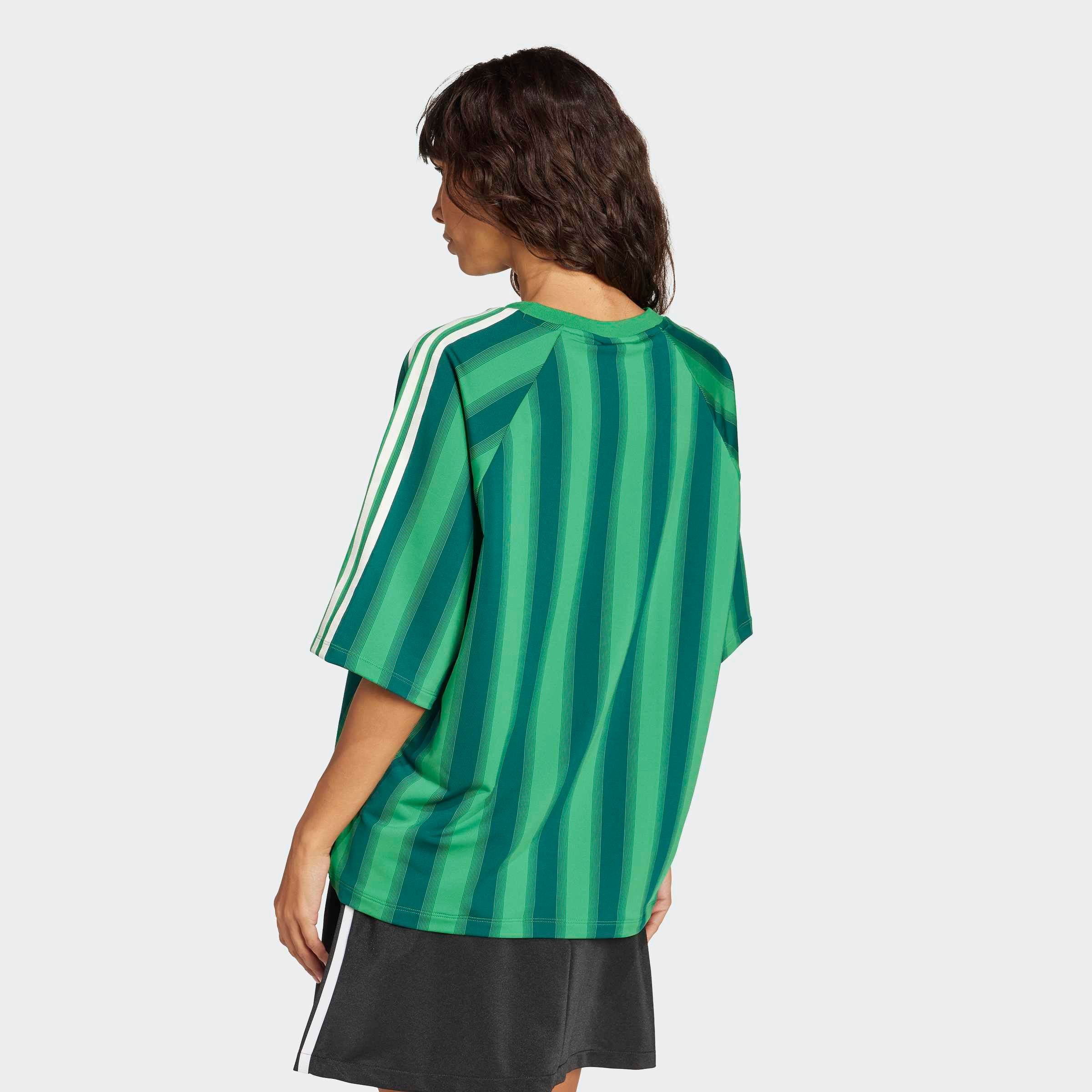 adidas Originals T-Shirt »LINEAR TEE« sportlicher Stil, lockere Passform, aus Polyester und Elasthan