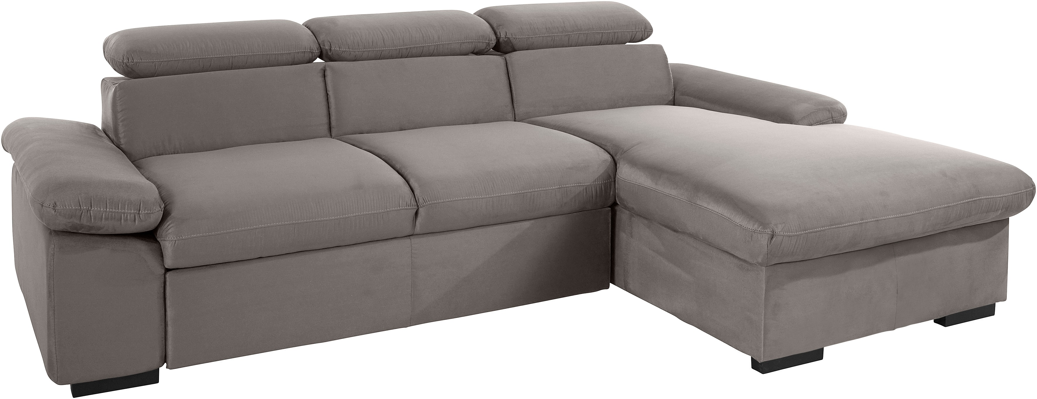 Thumbnail - COTTA Ecksofa "Lola L-Form mit Kopfteilfunktion & Hocker" wahlweise mit Bettfunktion, Bettkasten & Armteilverstellung
