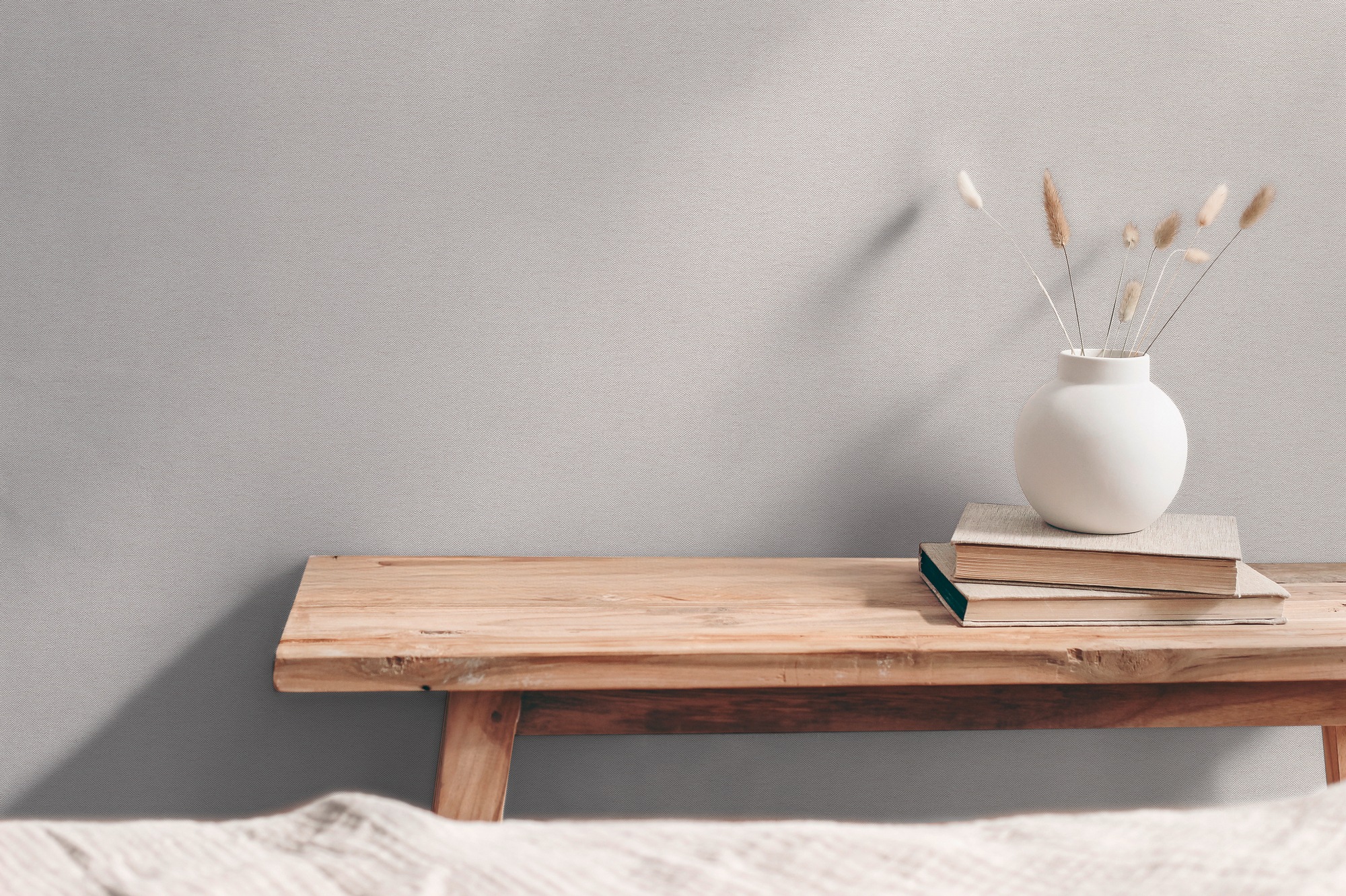 A.S. Création Vliestapete »mit textiler Optik verschiedene Farben« matt strukturiert Fein strukturierte Vliestapete in textiler Anmutung