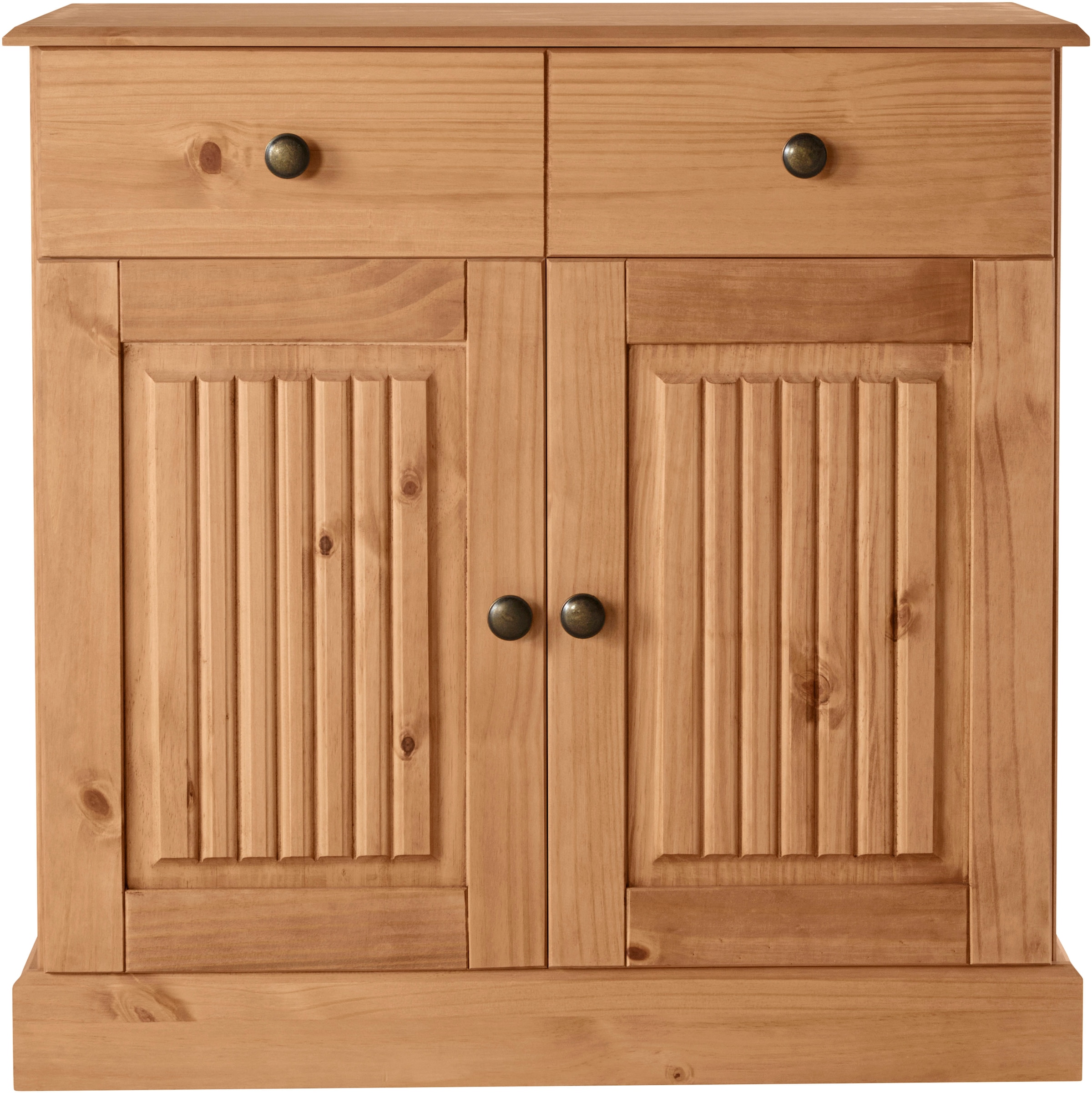 OTTO home Sideboard "Liotta" Kommode mit verstellbaren Einlegeboden, massives Kiefernholz