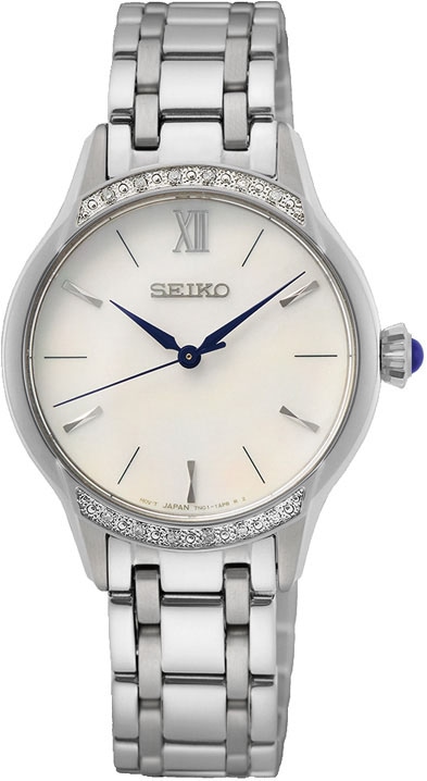 Seiko Quarzuhr »SRZ543P1«, Armbanduhr, Damenuhr, Saphirglas