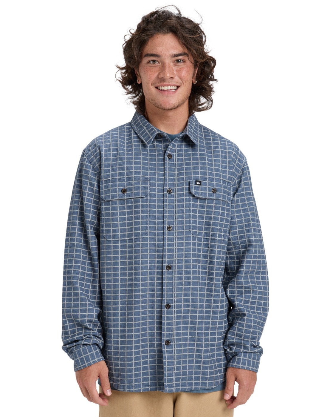 Quiksilver Langarmhemd "Salt Lake Waffle" günstig online kaufen