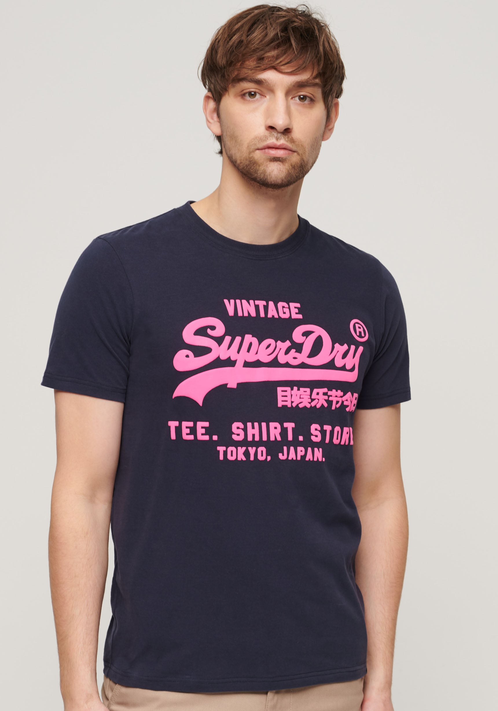 Superdry Print-Shirt "SD-NEON VL T SHIRT"