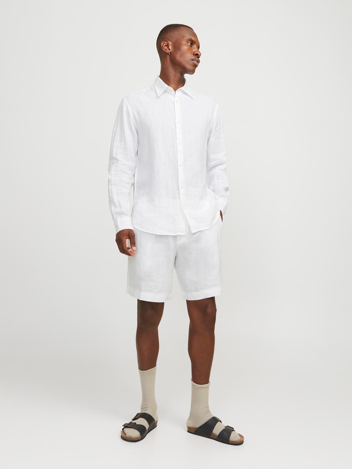 Jack & Jones Shorts »JPSTBILL LAWRENCE LINEN SHORTS SRT LN«