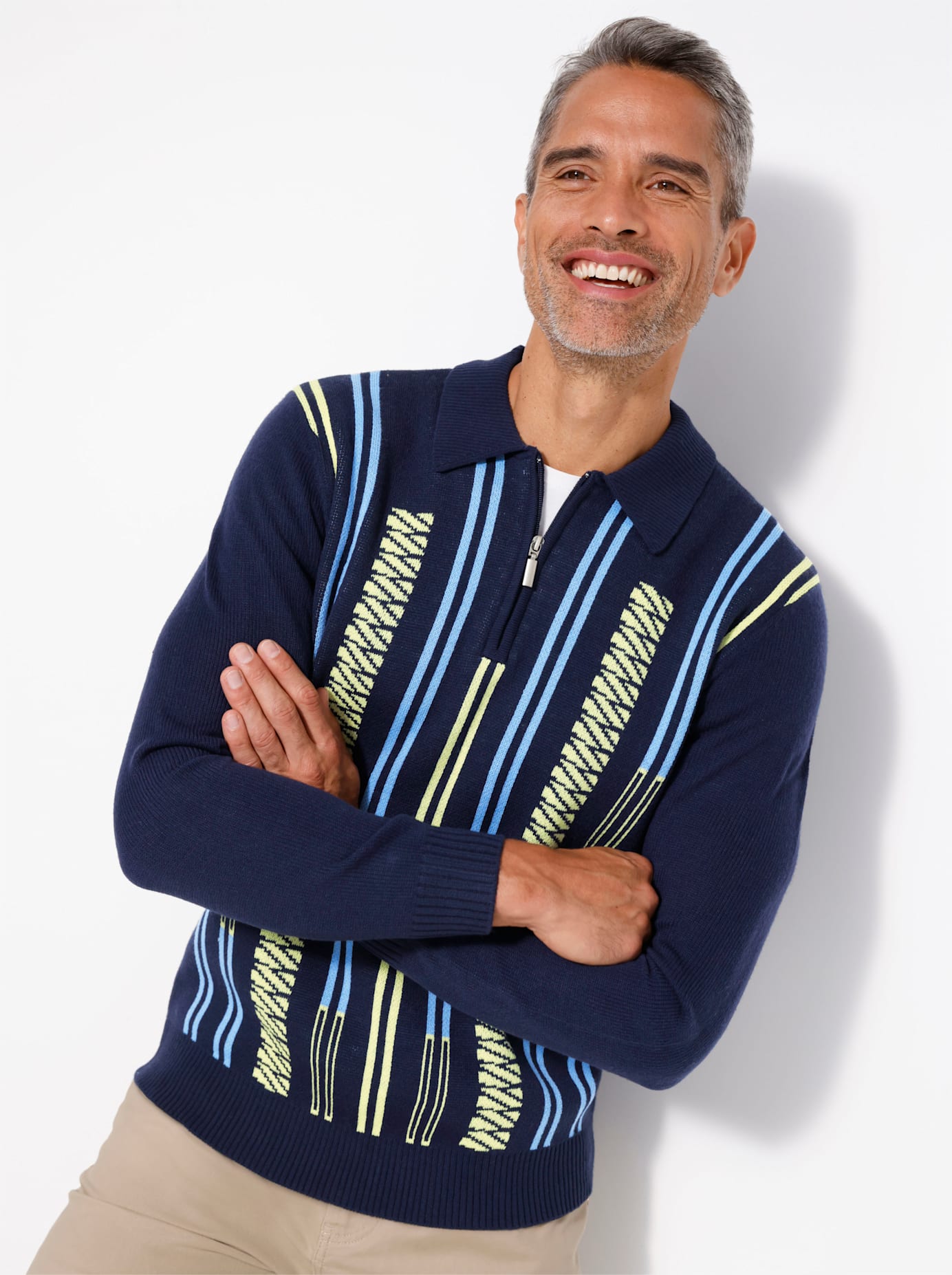 Classic Polokragenpullover "Polopullover"
