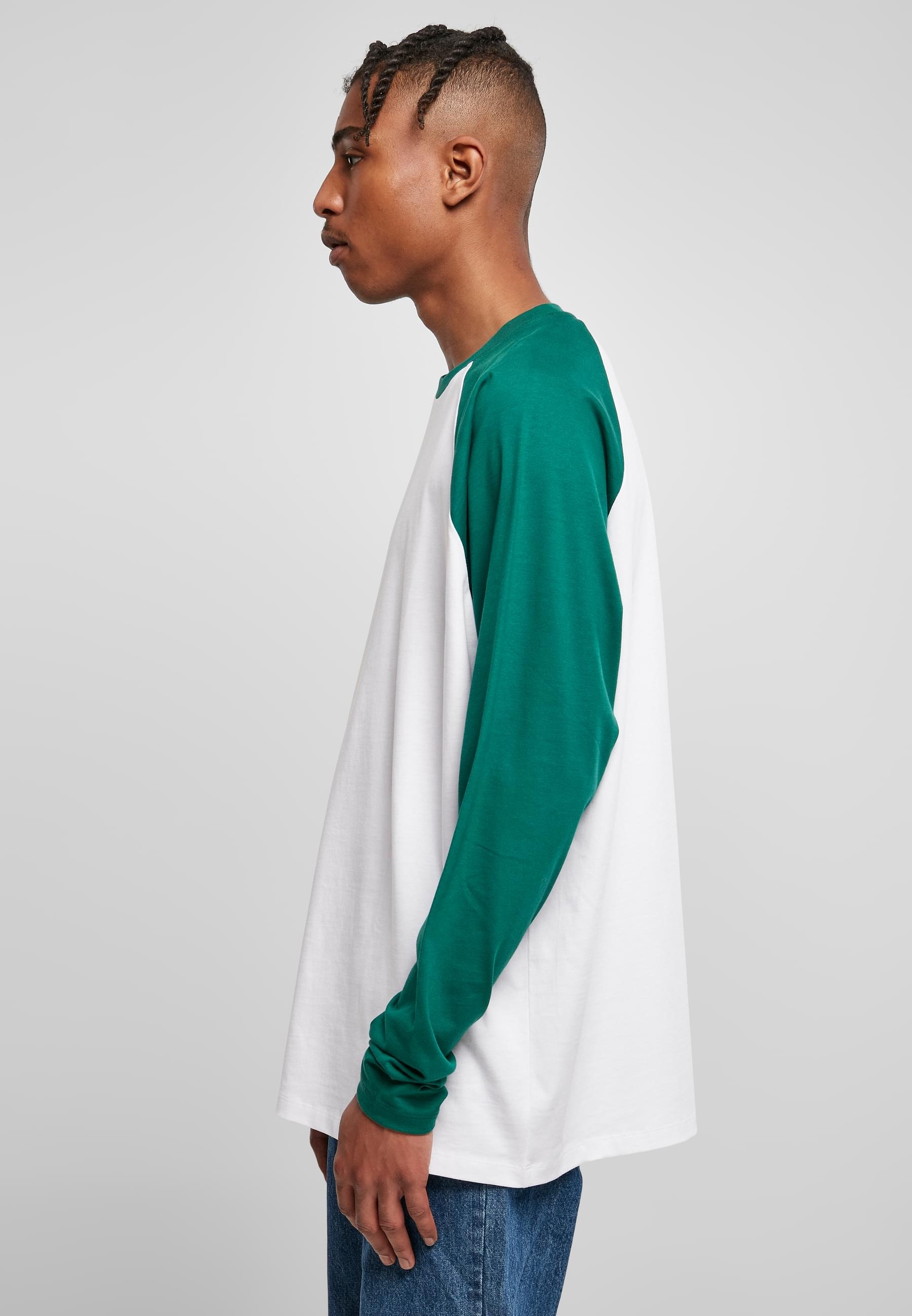 URBAN CLASSICS Longsleeve »Urban Classics Herren Organic Oversized Raglan Longsleeve«, (1 tlg.)