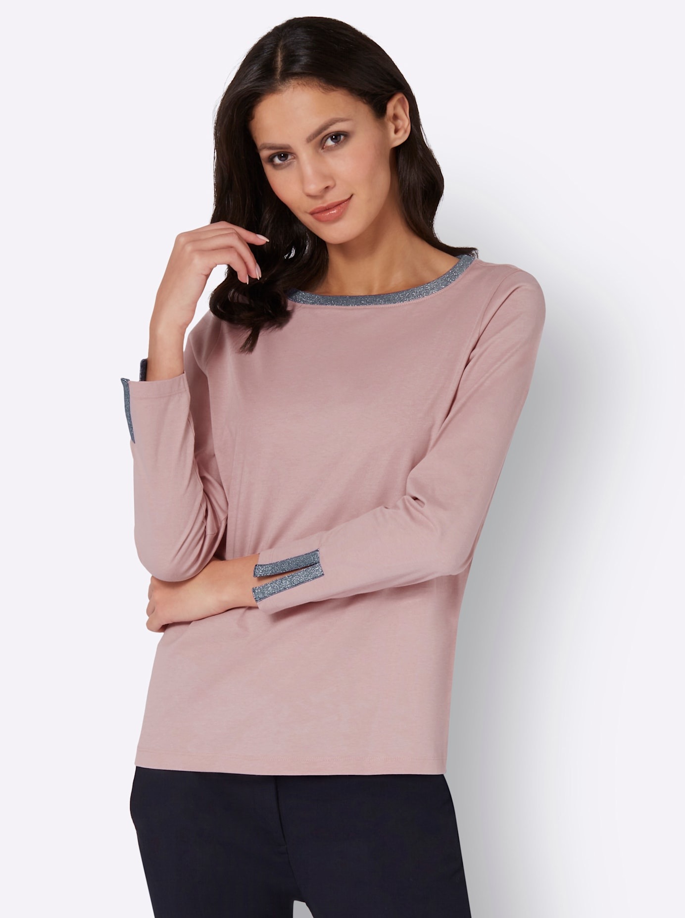 Classic Basics Langarmshirt "U-Boot-Shirt" 1 Stk. tlg. günstig online kaufen