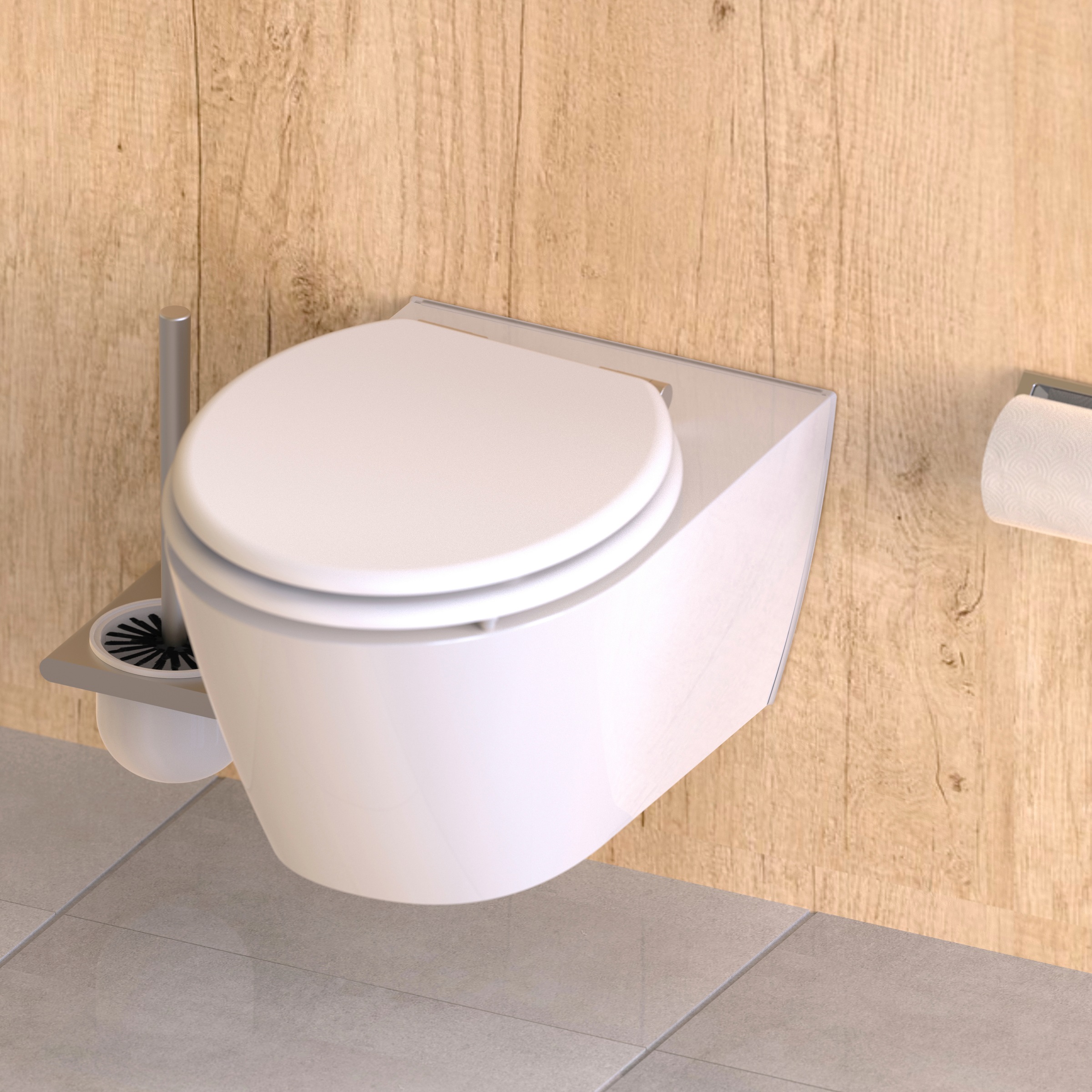 WC Sitz Toilettensitz Klodeckel Toilettendeckel Deckel Klobrille  MDF Bide Sitz 
