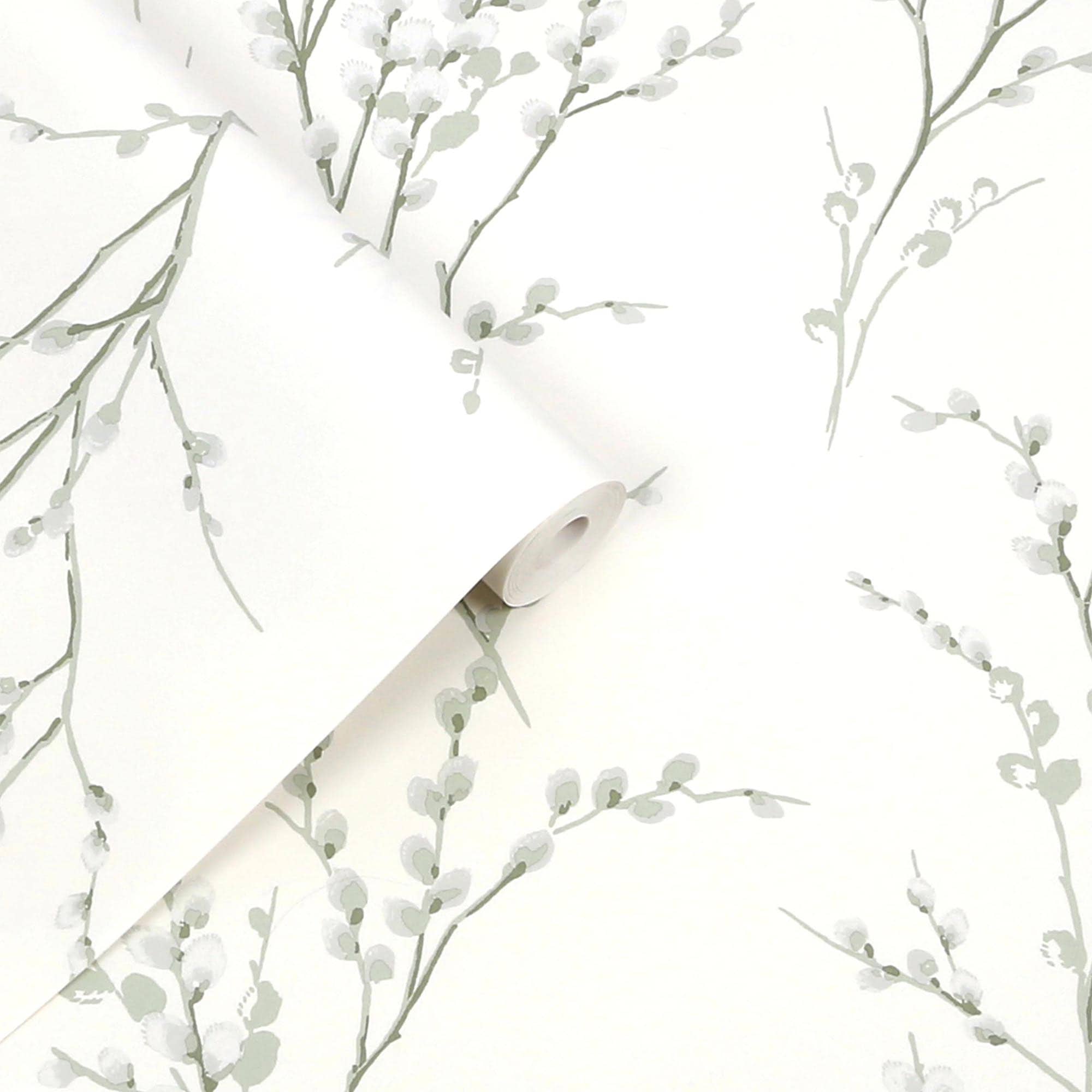 LAURA ASHLEY Vliestapete »PUSSY WILLOW«, floral, Design Tapeten