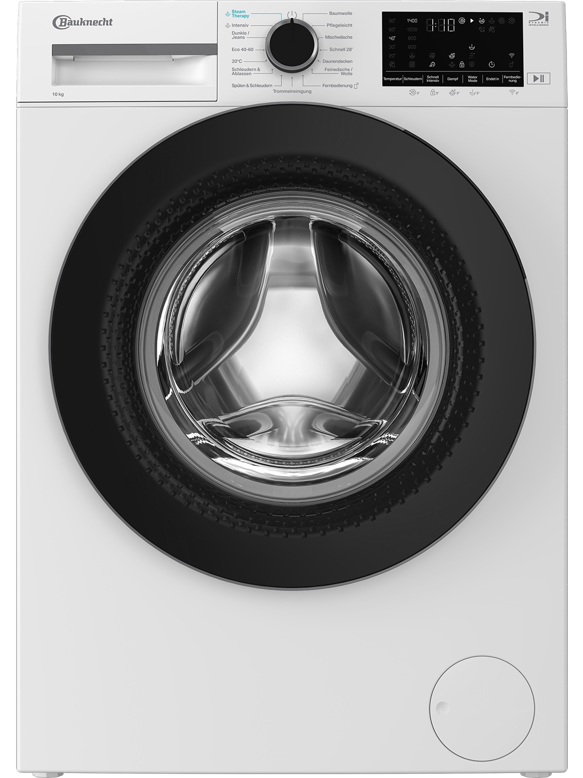 BAUKNECHT Waschmaschine "B WM 10A9 BS", B:60cm H:84,5cm T:58cmweiß, Waschmaschinen, Adaptive Wash – Intelligente Anpassung für perfekte