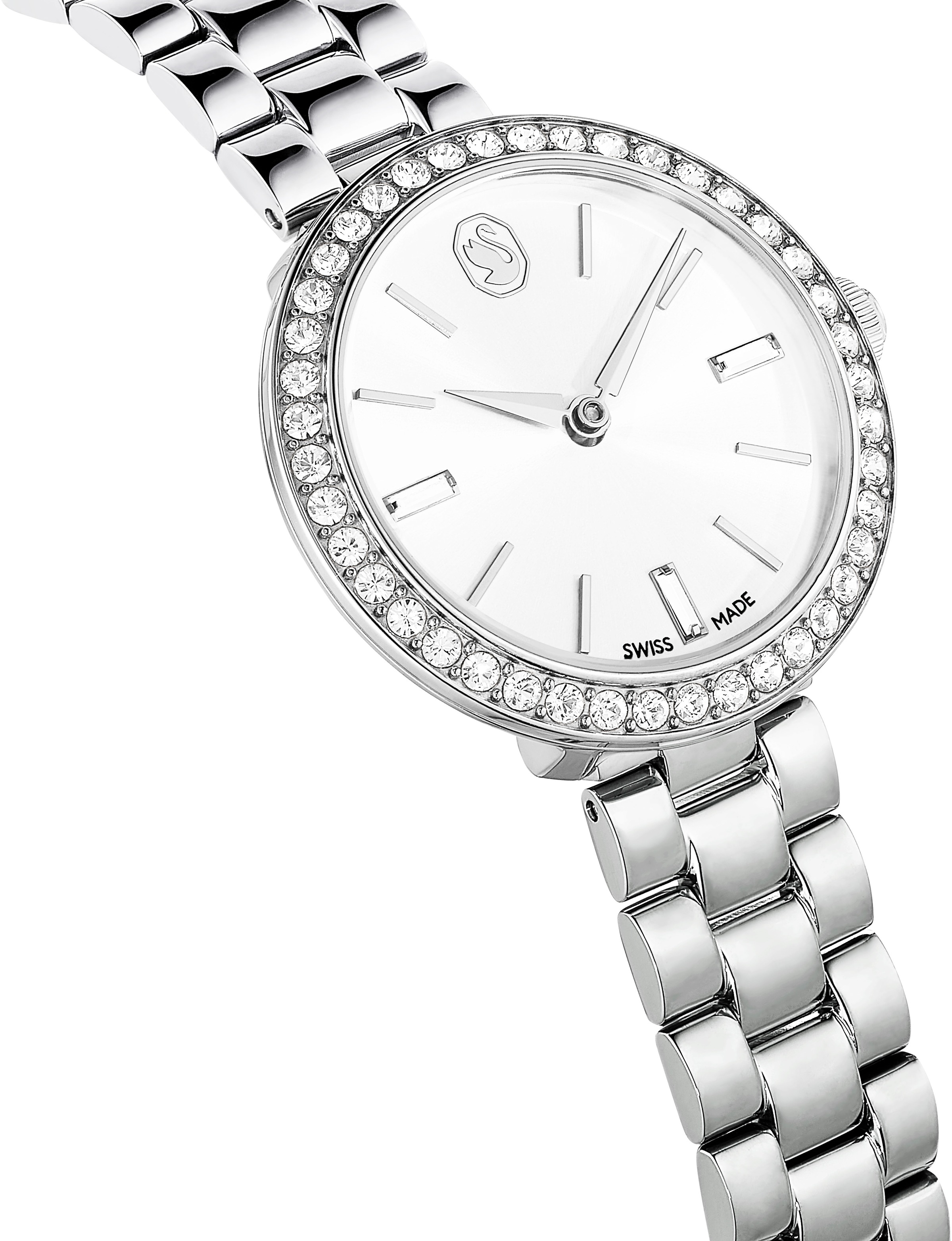 Swarovski Quarzuhr »CERTA«, Armbanduhr, Damenuhr, analog, Swarovski®-Kristalle