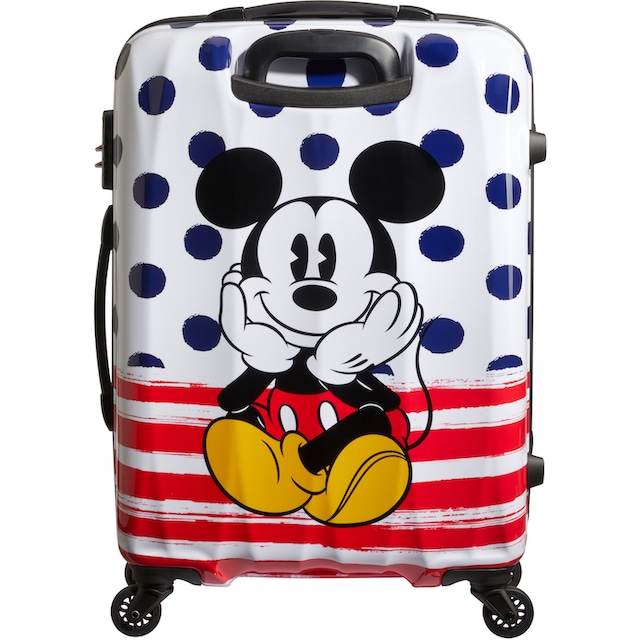 American Tourister® Hartschalen-Trolley »Disney Legends, Mickey Blue Dots, 65  cm«, 4 Rollen | BAUR
