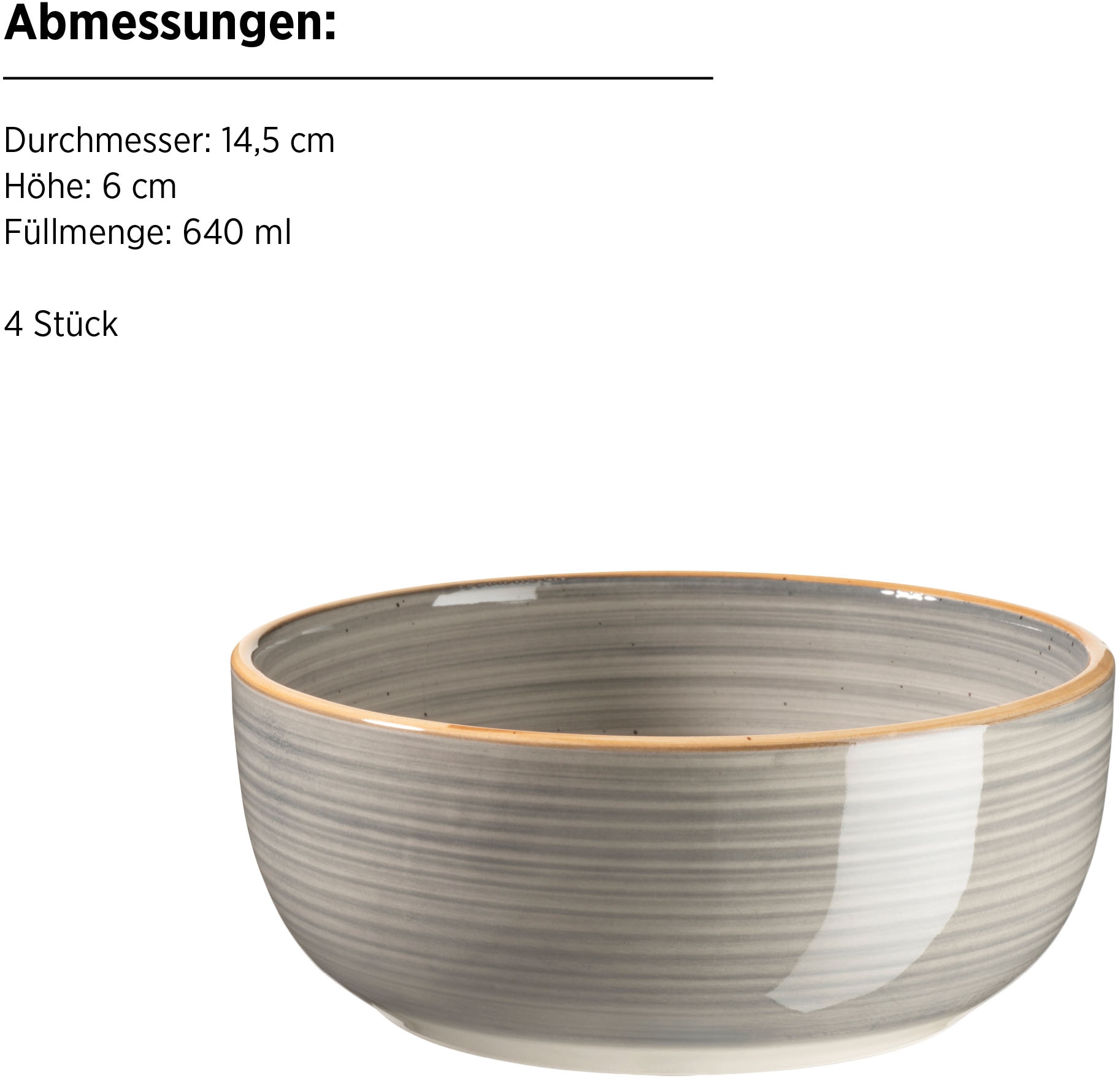 MÄSER Kombiservice »VALMERA, Geschirr Set, Steinzeug«