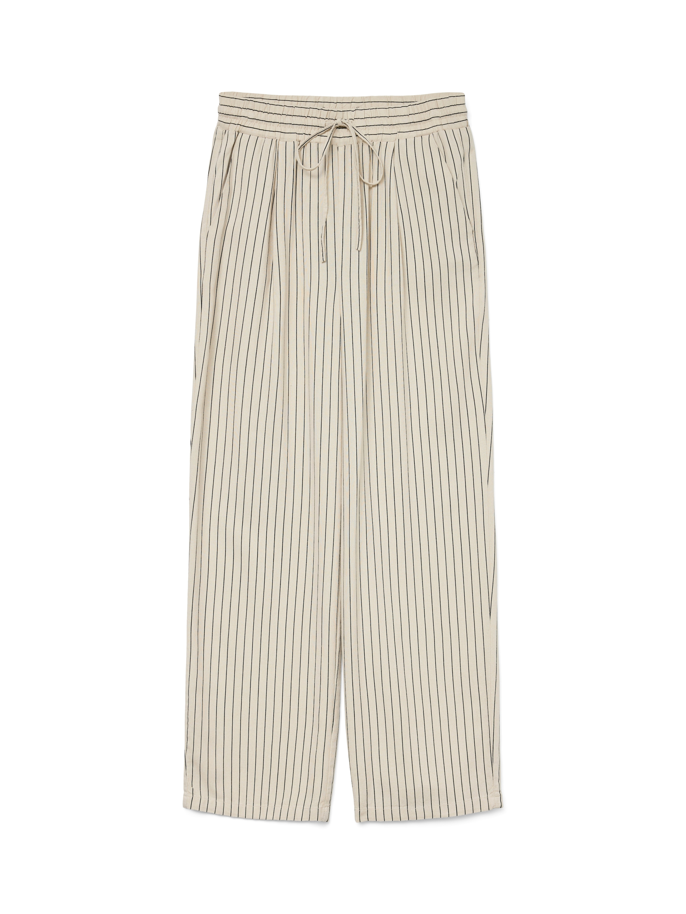 Vero Moda Schlupfhose »VMJESMILO WIDE PANTS GA NOOS«, mit Leinen