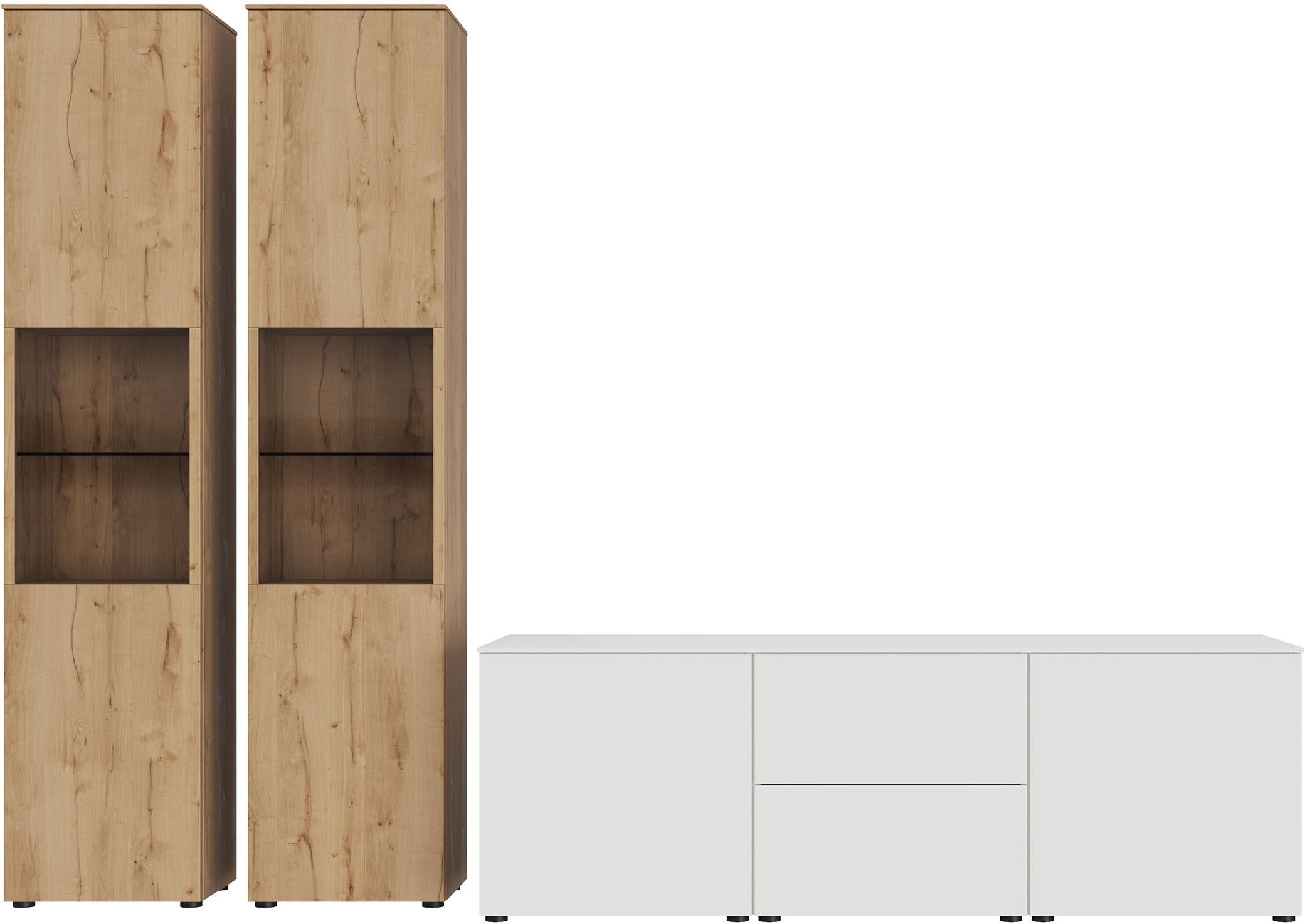nobilia® Wohnzimmer-Set »Avala, variabel montierbar«