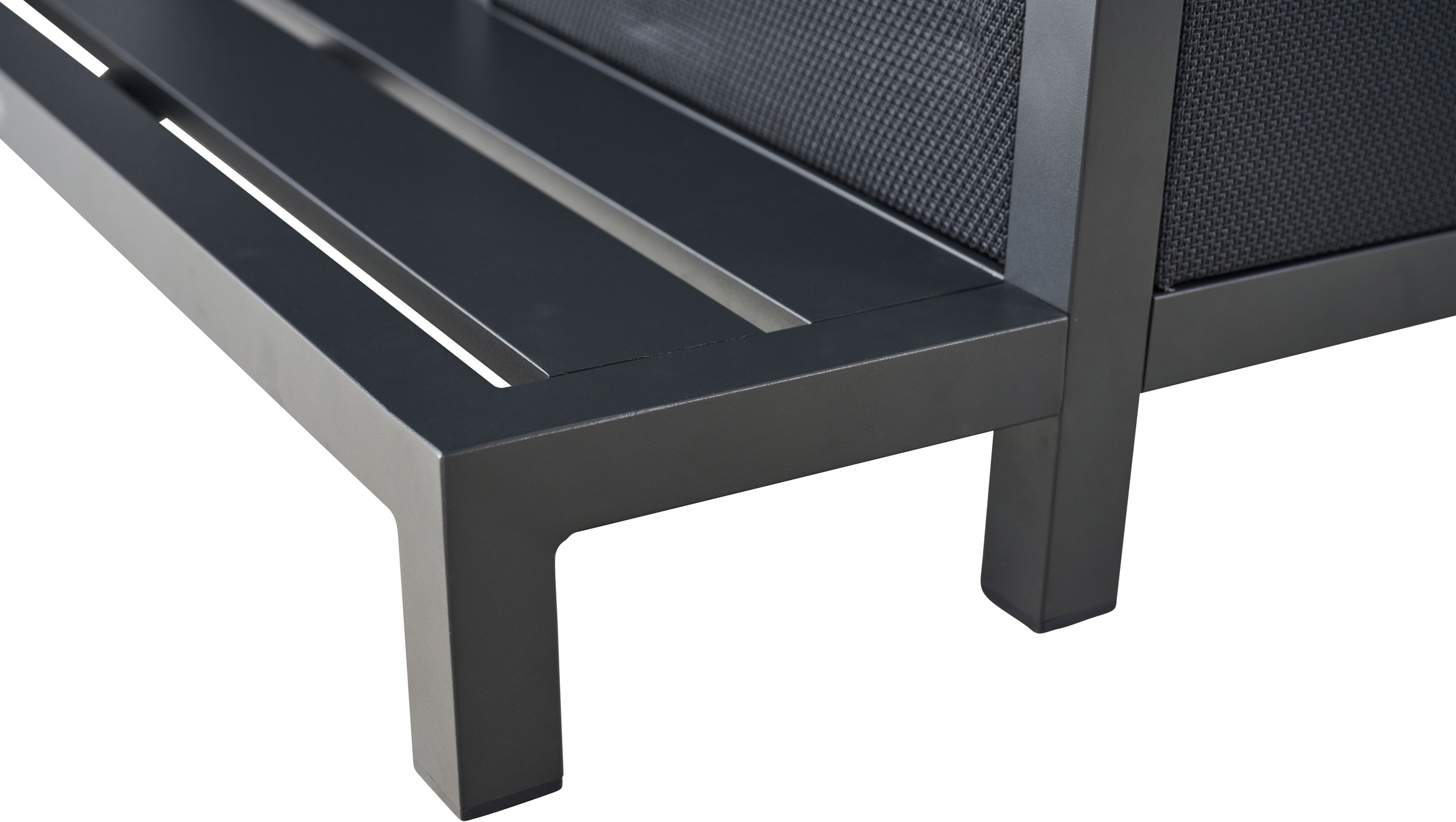 Siena Garden Gartentisch »PALMA Barelement« Aluminiumrahmen, Ranotex® Bezug dunkelgrau