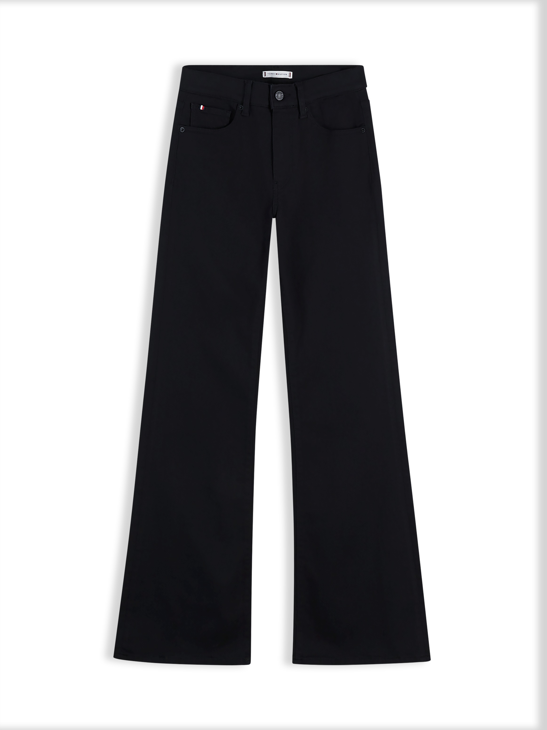 Tommy Hilfiger Bootcut-Jeans »LUNA MID RISE FLARE STAY BLACK« Baumwollmischung, in ausgestellter Form, mid waist