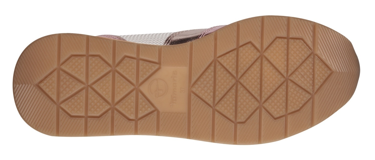 Tamaris Keilsneaker, Freizeitschuh, Halbschuh, Schnürschuh in schmaler Form