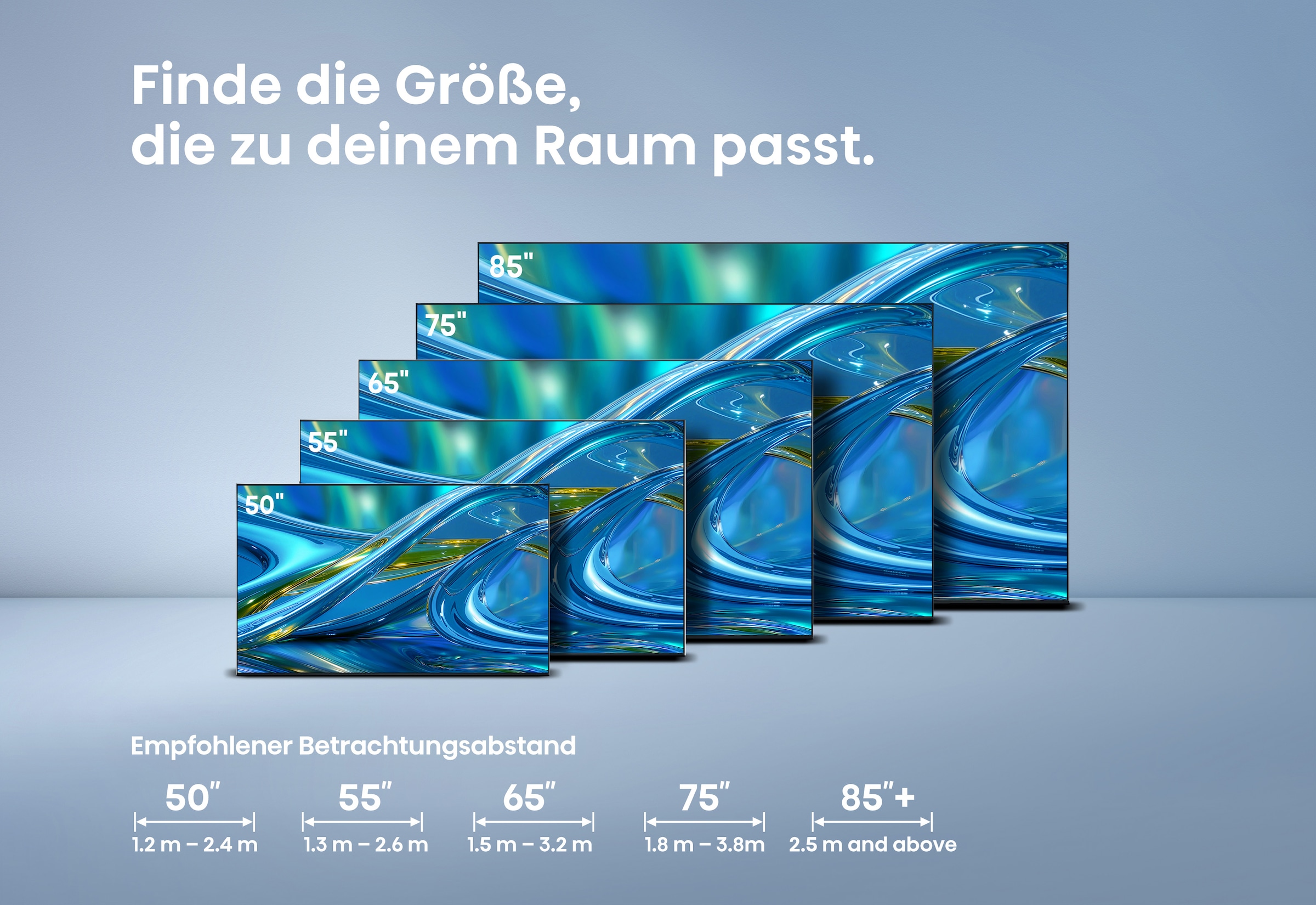 Hisense Mini-LED-Fernseher »85E8S« 215 cm/85 ″ Smart-TV