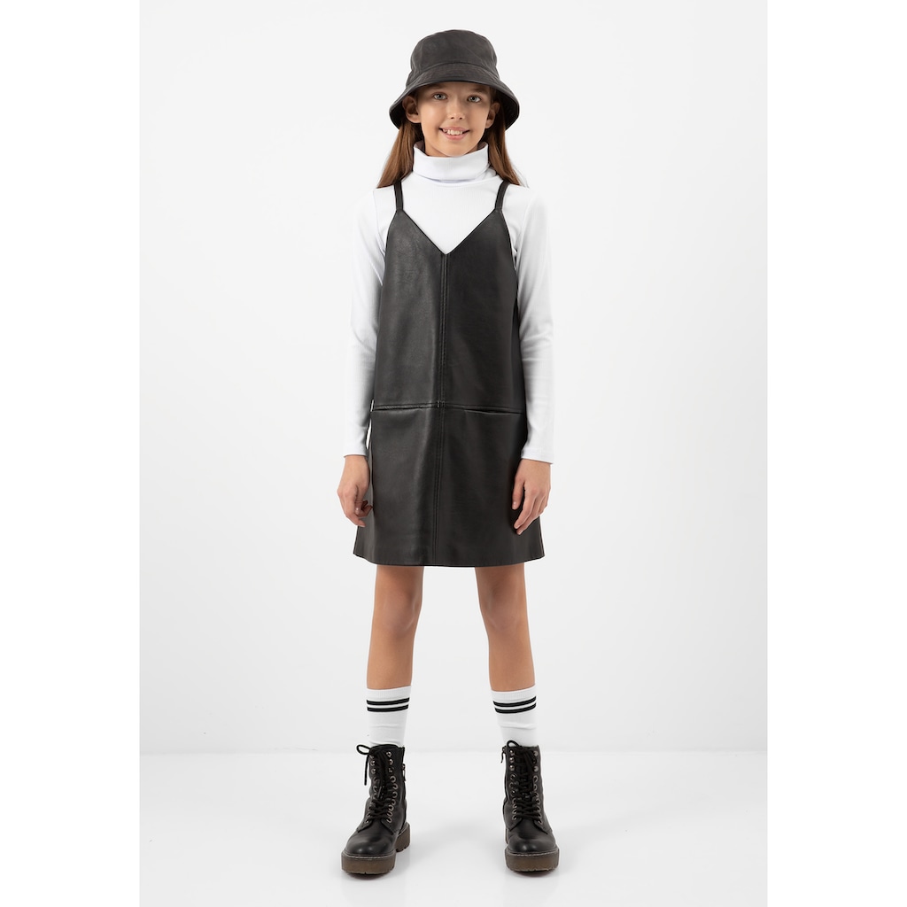 Gulliver Jerseykleid, aus weichem Kunstleder