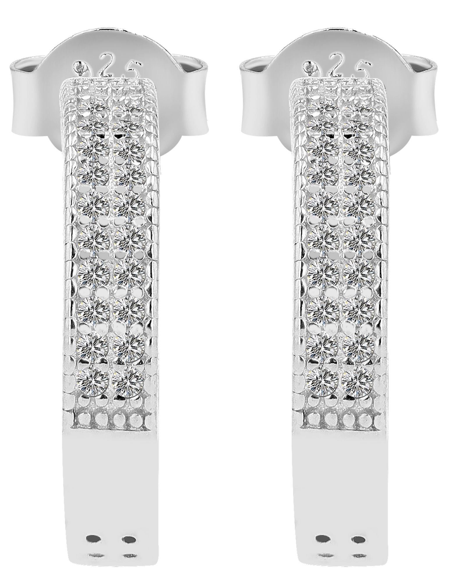 Adelia´s Paar Ohrhänger »Damen Ohrringe – Ohrstecker aus 925 Silber mit Zirkonia« Ein kleines Geschenk mit großer Wirkung