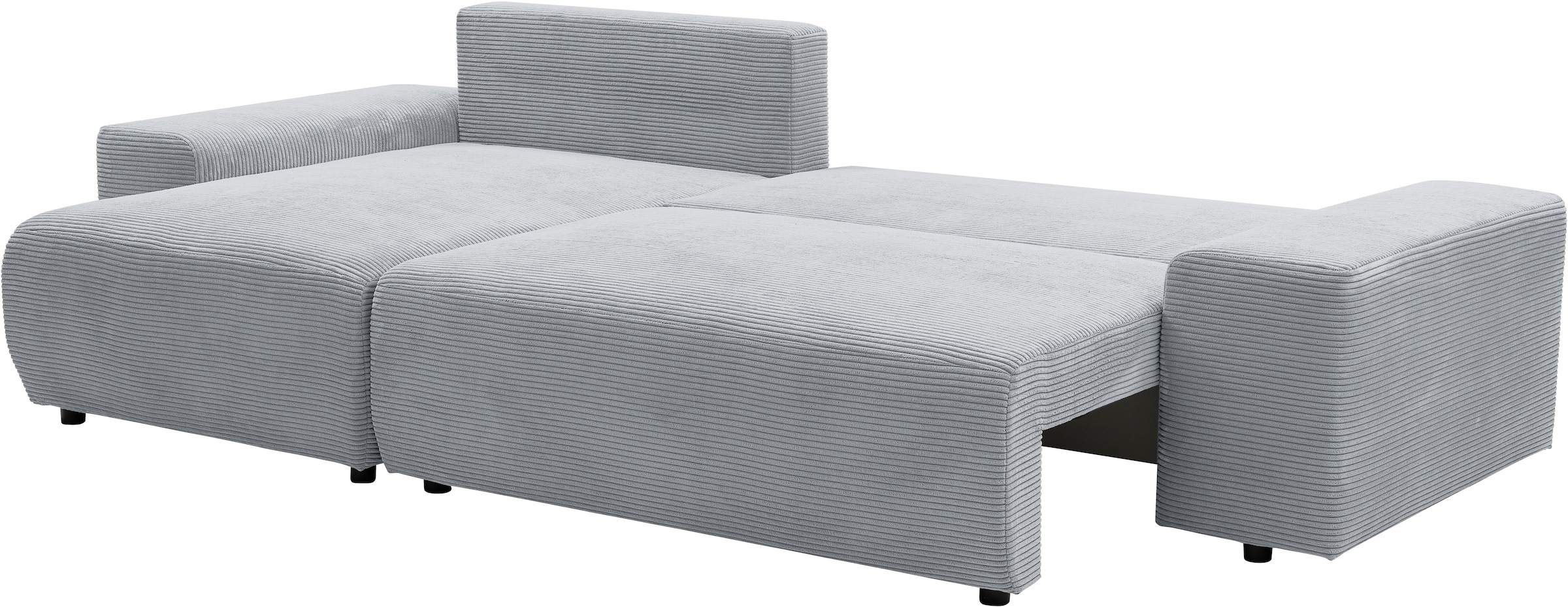 WERK2 Ecksofa »Amsterdam, zeitlos und elegant, Breite 300cm, L-Form« Design Ecksofa mit hohem Komfort, Schlaffunktion & Bettkasten