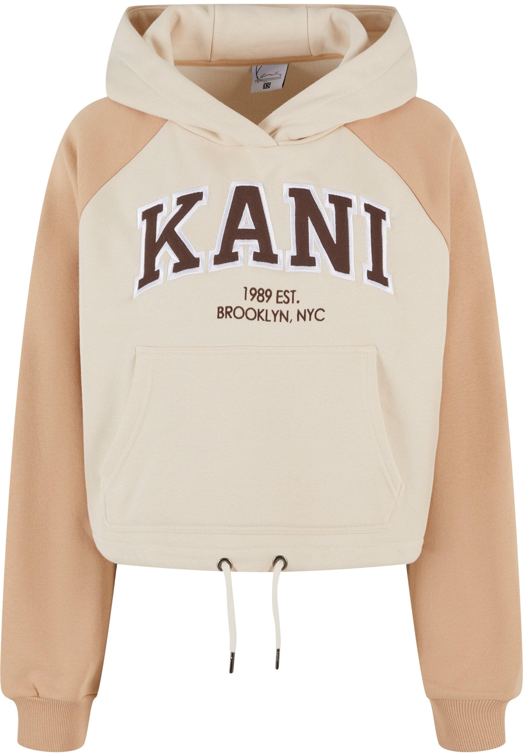 Karl Kani Kapuzenpullover "Karl Kani Damen KW224-005-2 KK Serif Crop Raglan günstig online kaufen