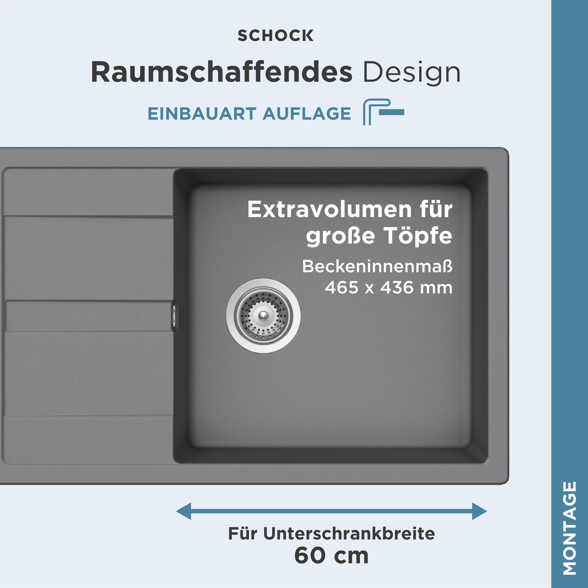 Schock Granitspüle »Manhattan D-100LS«