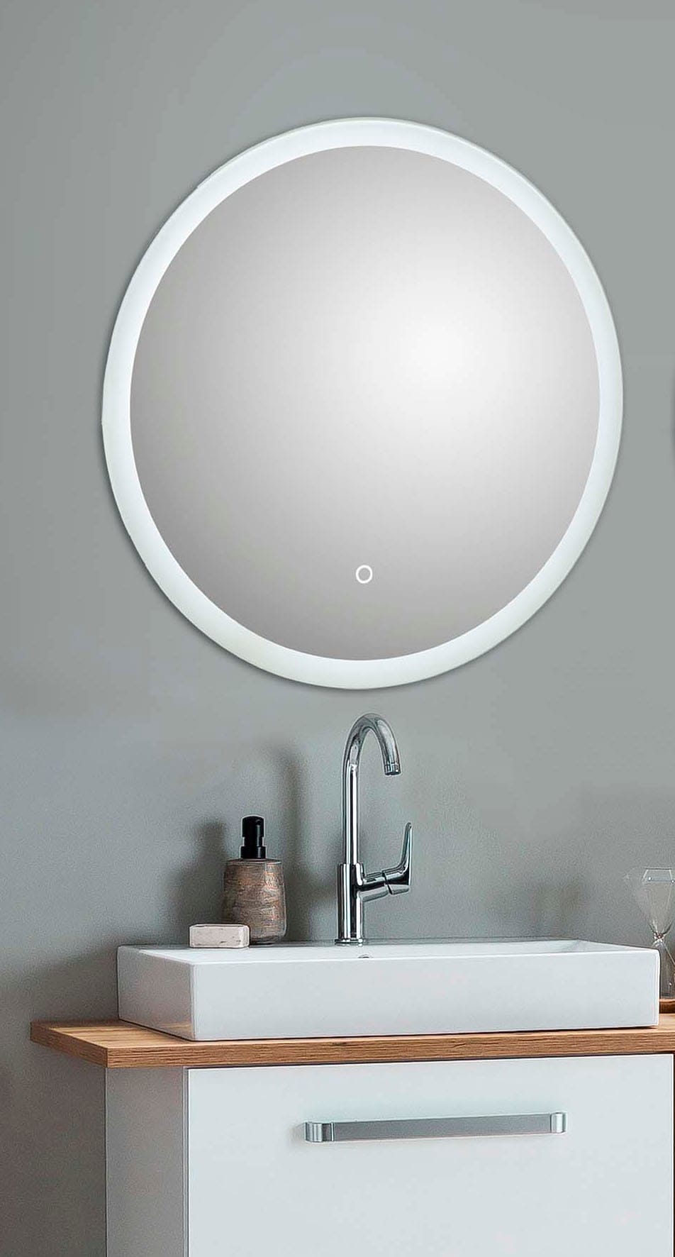 Schildmeyer Badspiegel "Bjarne, Spiegelelement, Made in Germany, B: 60 cm" Solide Verarbeitung - Dieses Produkt ist in Deutschland gefertigt