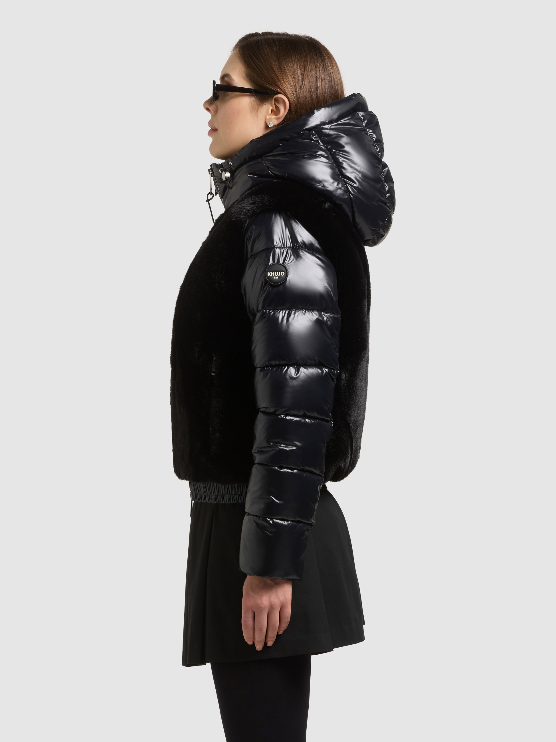 khujo Blouson »ONIKA« mit Kapuze
