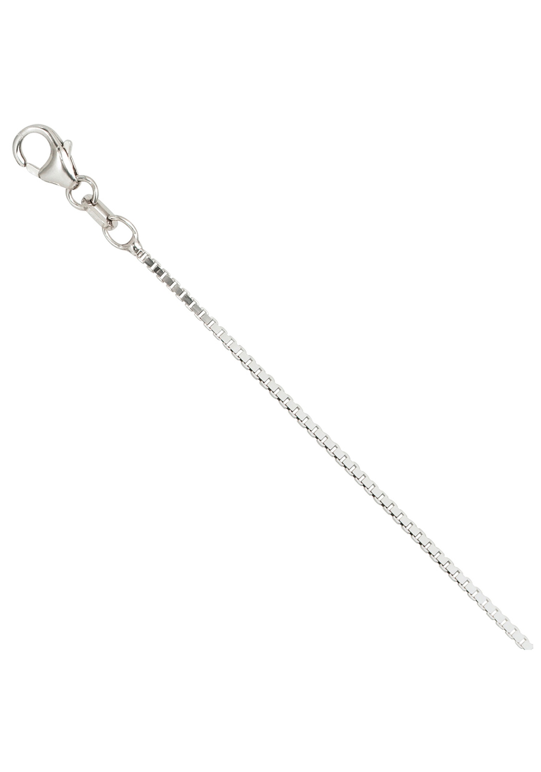 Silberkette JOBO, silber (silber 925), Halsketten, Damen, Silber 925 (Sterlingsilber), L: 38, Silberkette, Venezianerkette 925 Silber 38 cm 1,2 mm 3
