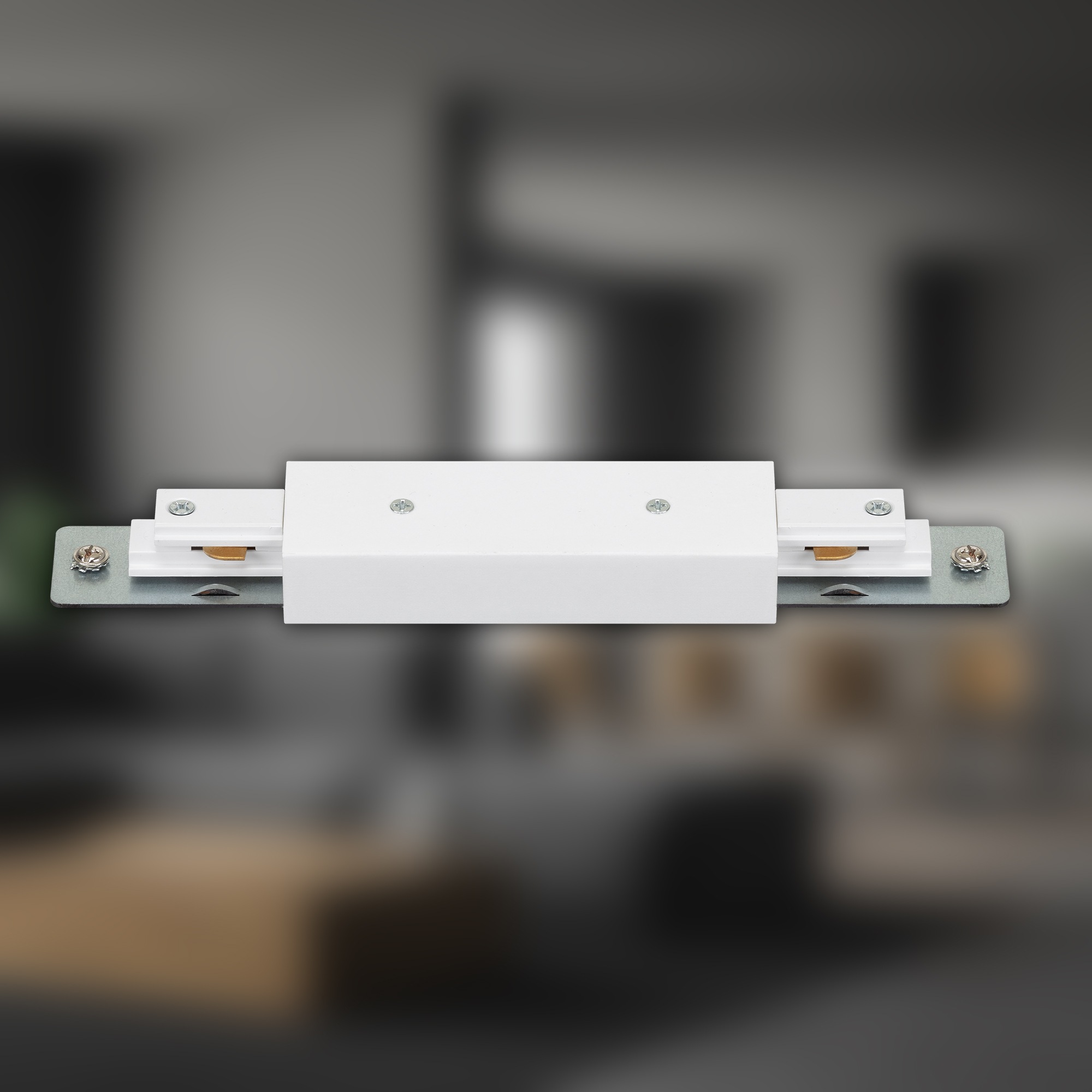 Briloner Leuchten Schienensystem-Einspeiser »RAIL« 1 tlg. Einspeisung 20,3 cm Weiß Schienensystem Rail Wohnzimmer Büro Küche