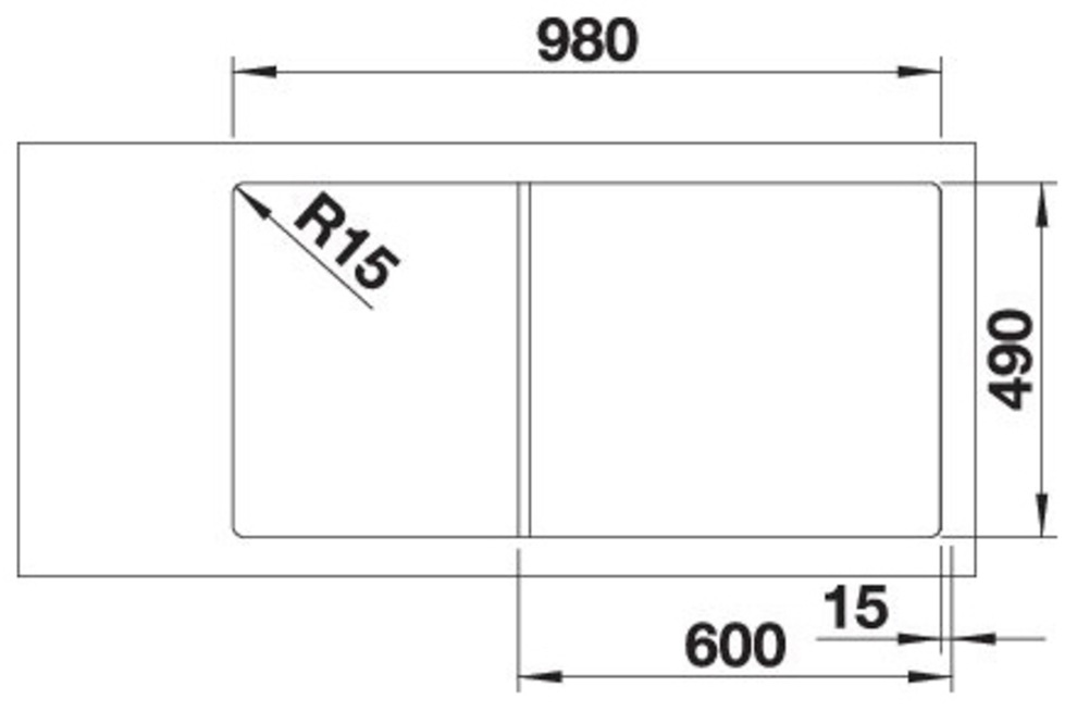 Blanco Granitspüle »AXIA III 6 S«, inklusive Esche-Compound-Brückenschneidebrett und Multifunktionsschale