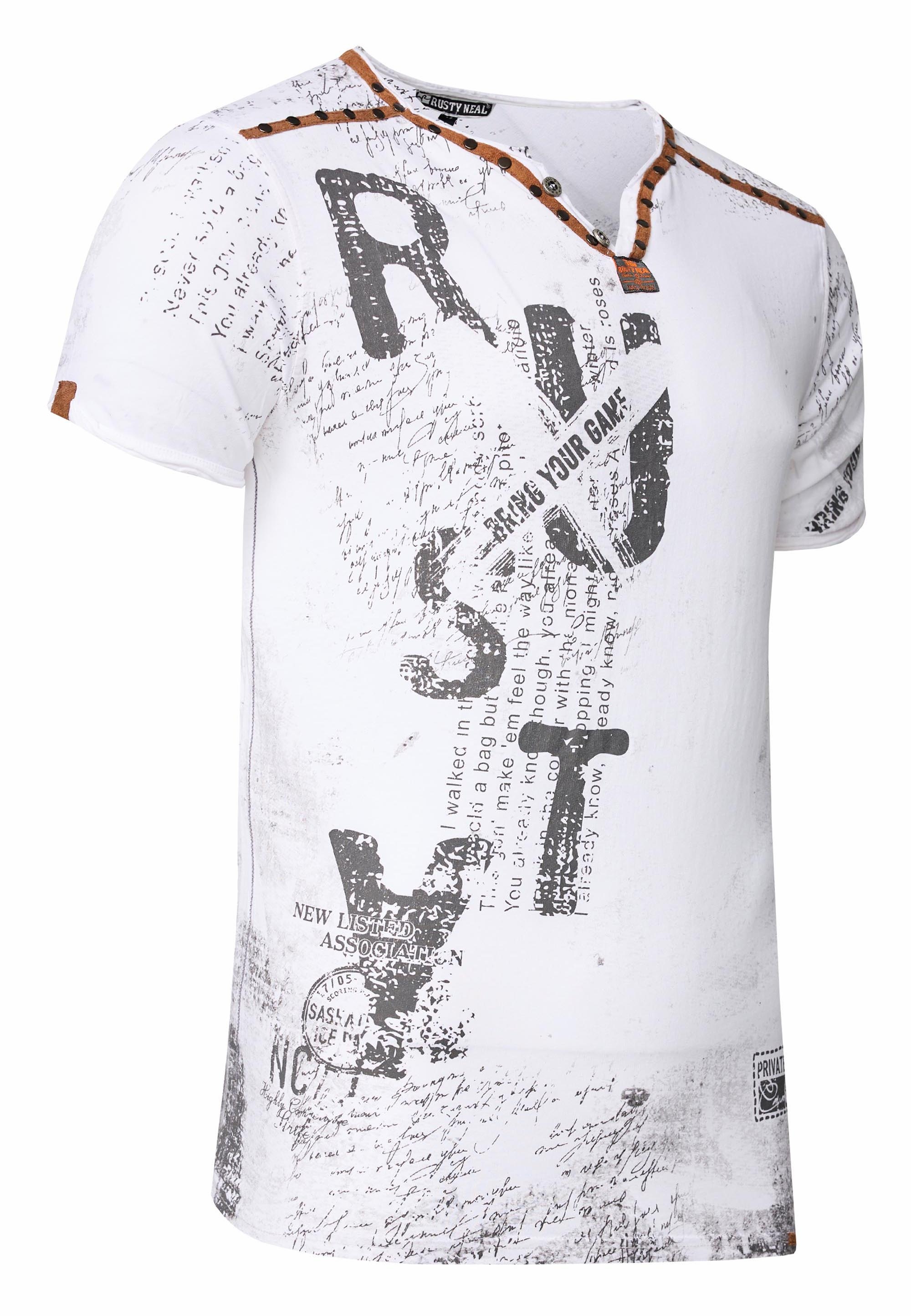 Rusty Neal T-Shirt, im Used-Look