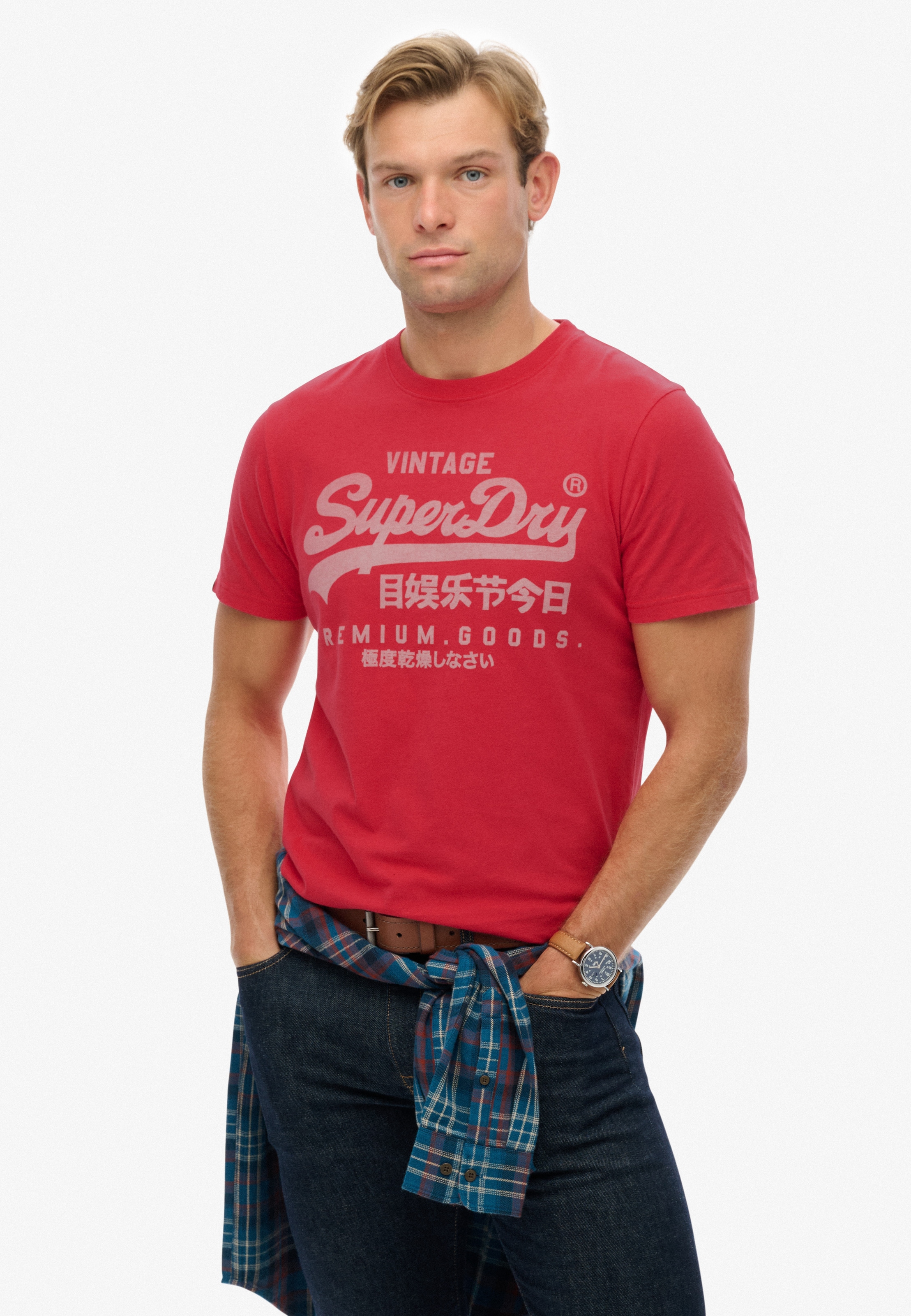 Superdry Rundhalsshirt "VL CLASSIC TEE" günstig online kaufen